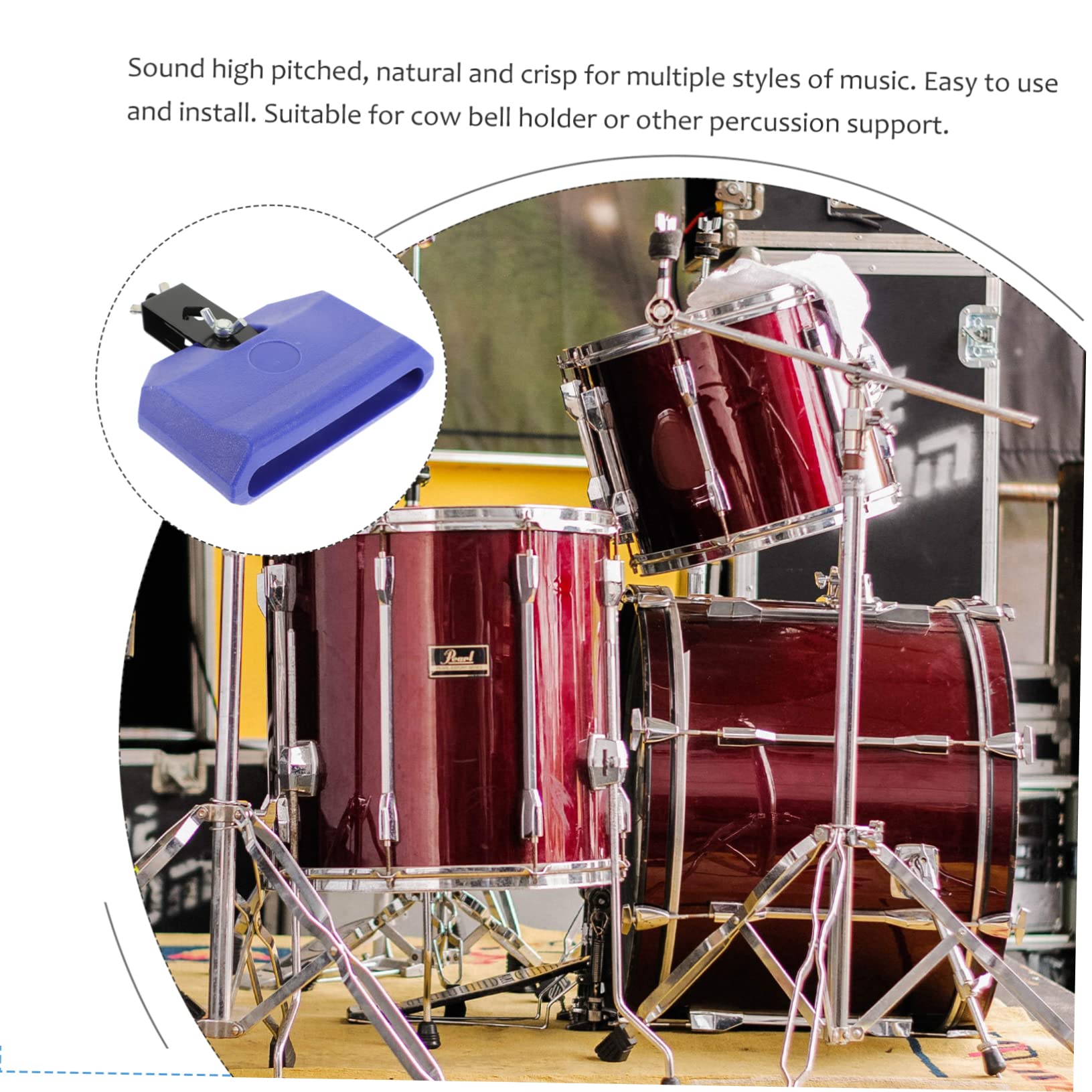 Natal KAR-F20-RST Arcadia Series F20 5-Piece Drum Set with Hardware - Red Strata