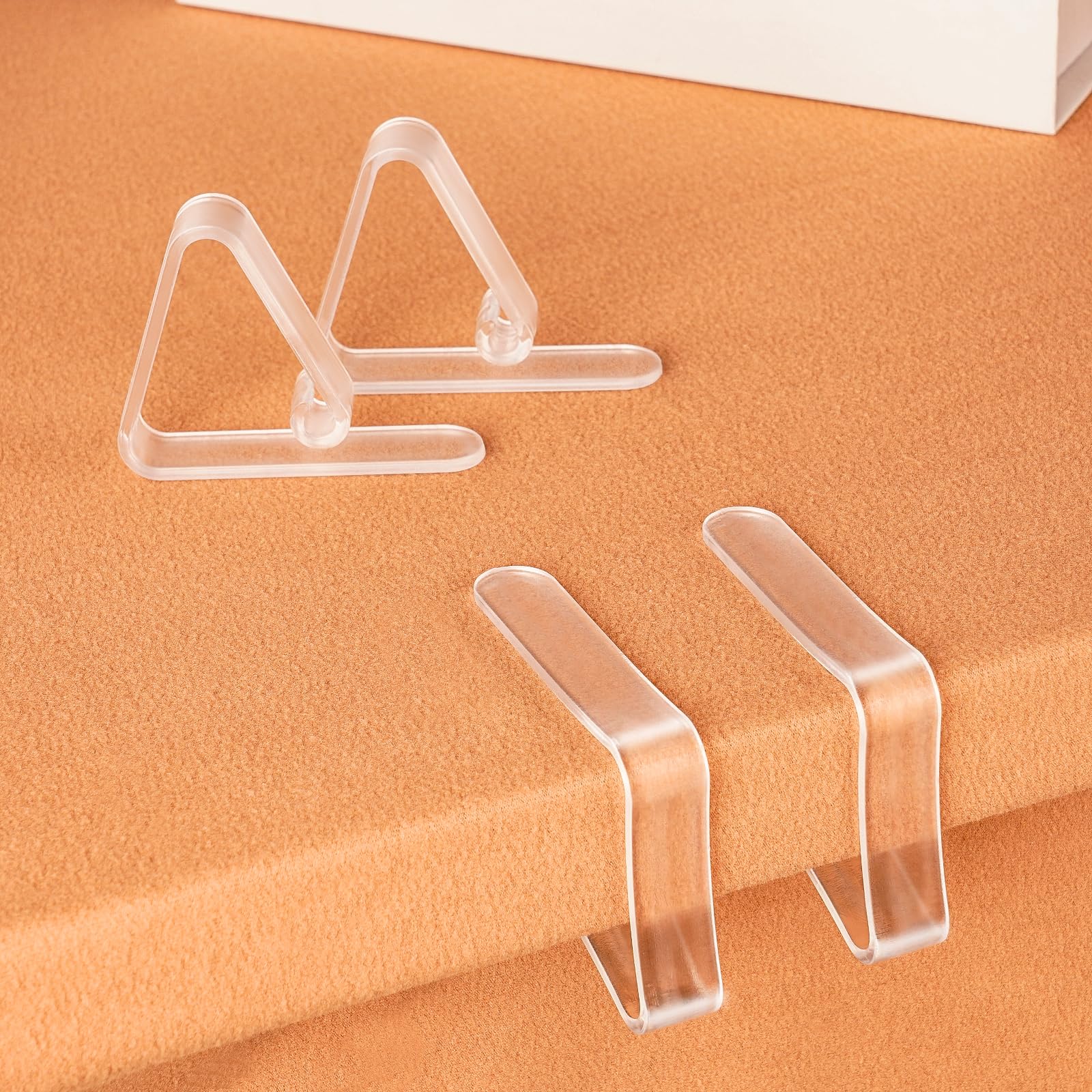 AUAUY 27 Piezas Sujeta Manteles para Mesas, Transparentes Plastico Sujeta Manteles de Mesa Exterior, Sujeta Manteles, Pinzas Sujeta Manteles, Pinzas Mantel Mesa Exterior Plastico para Interior