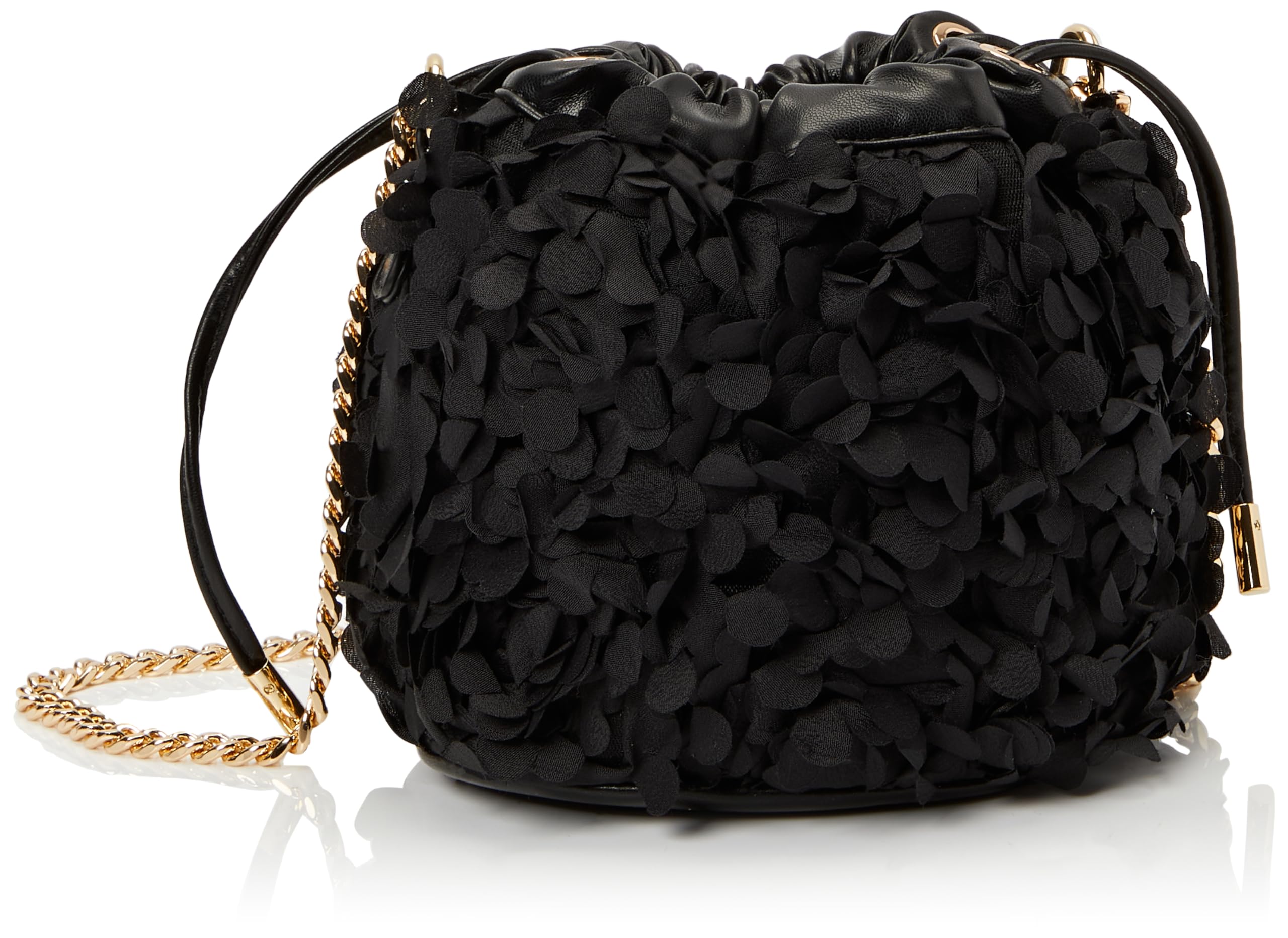 NAEMI Women's Bucket Shoulder Bag, Black, One Size