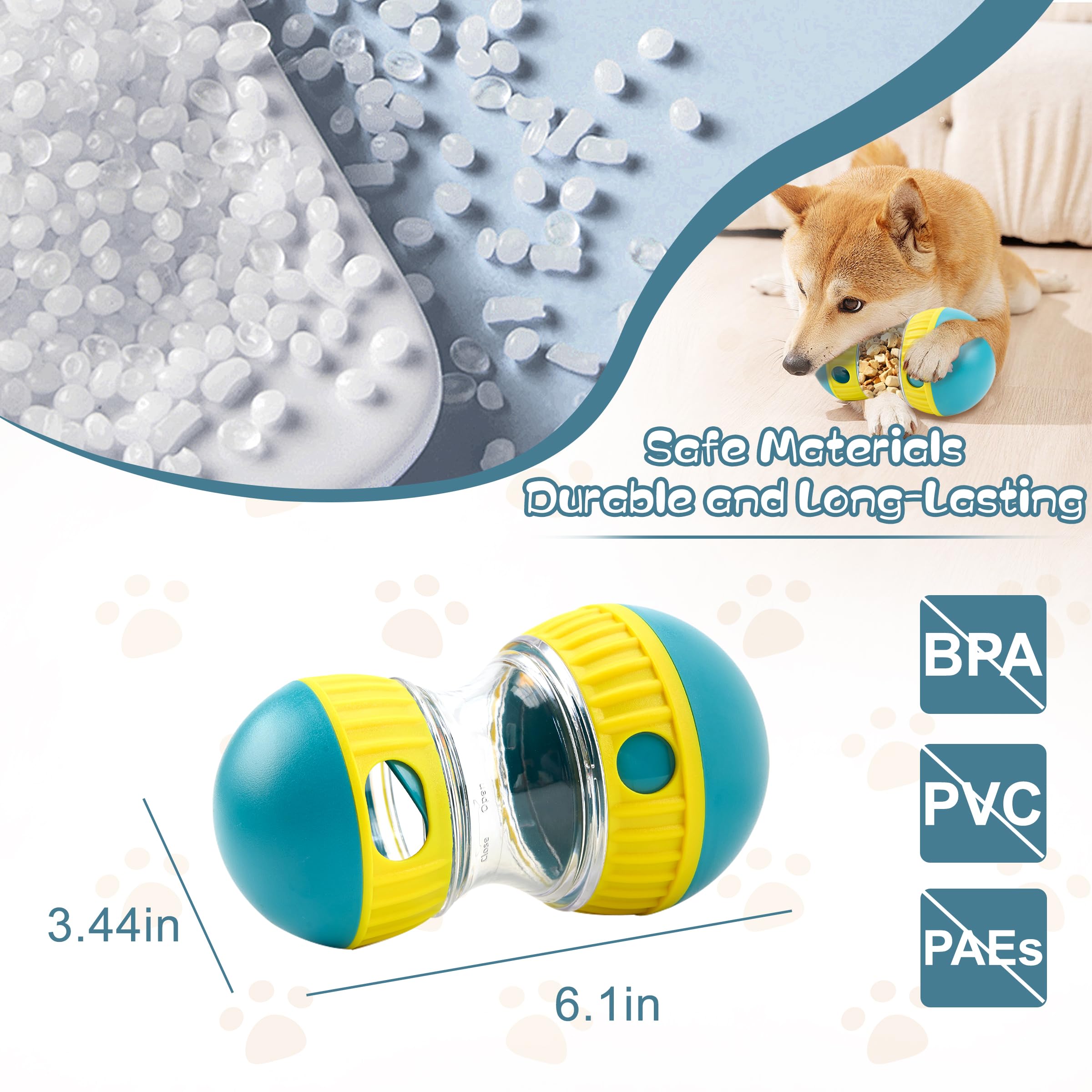 Hundepuzzles, 3 Pack Puzzle-Spielzeug für Hunde zur kognitiven Bereicherung und geistigen Stimulation, Trainingsspielzeug mit sicheren Materialien und verstellbaren Öffnungen, fördert die
