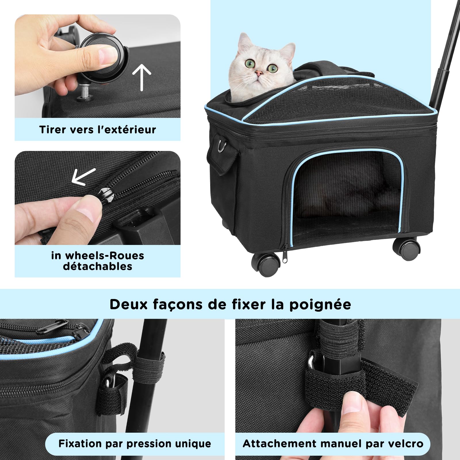 Trasportino Gatto Auto Non Stress Trasportino Per Animali