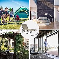 Vista 7 de KingCamp Folding Outdoor Chaise Lounge