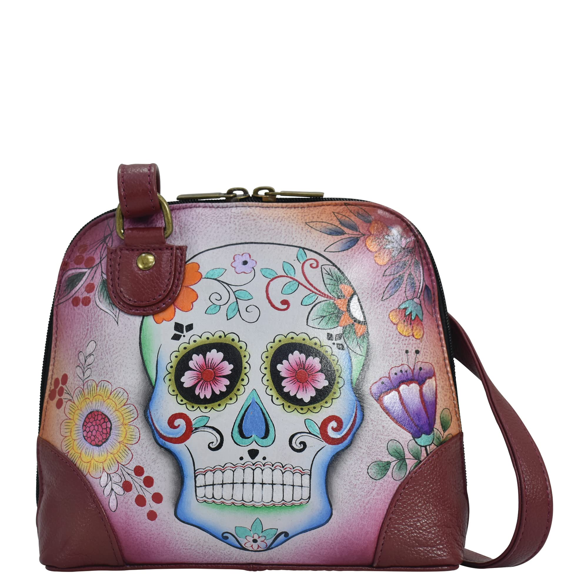 Anna by Anuschka Leather Small Multi Compartment Zip-Around Organizer