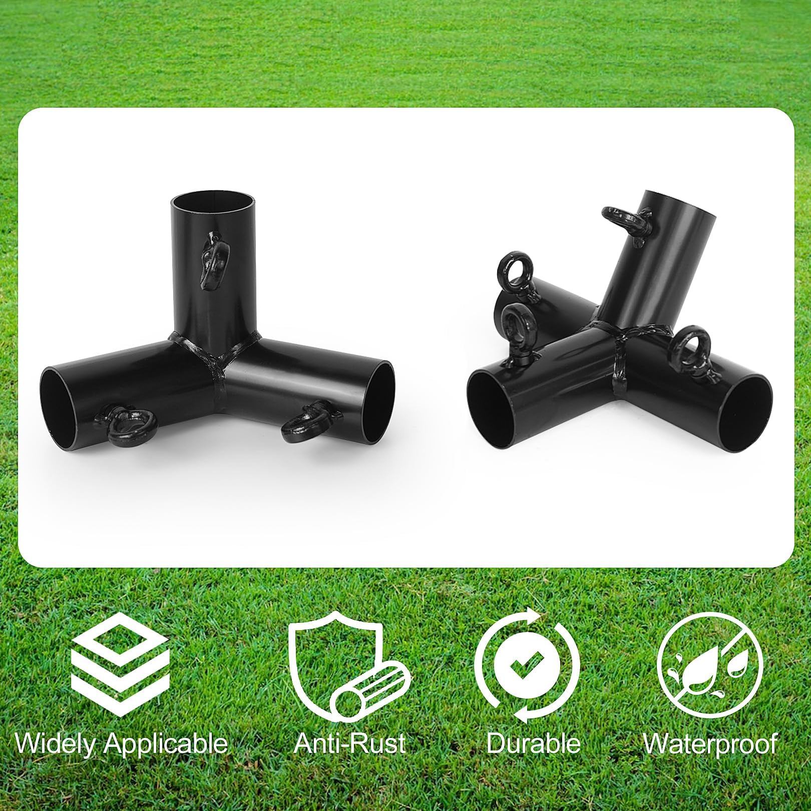 Aoneky 6 Leg Style 1 3/8'' Carport Canopy Pipe Fittings Couplers - Image 3