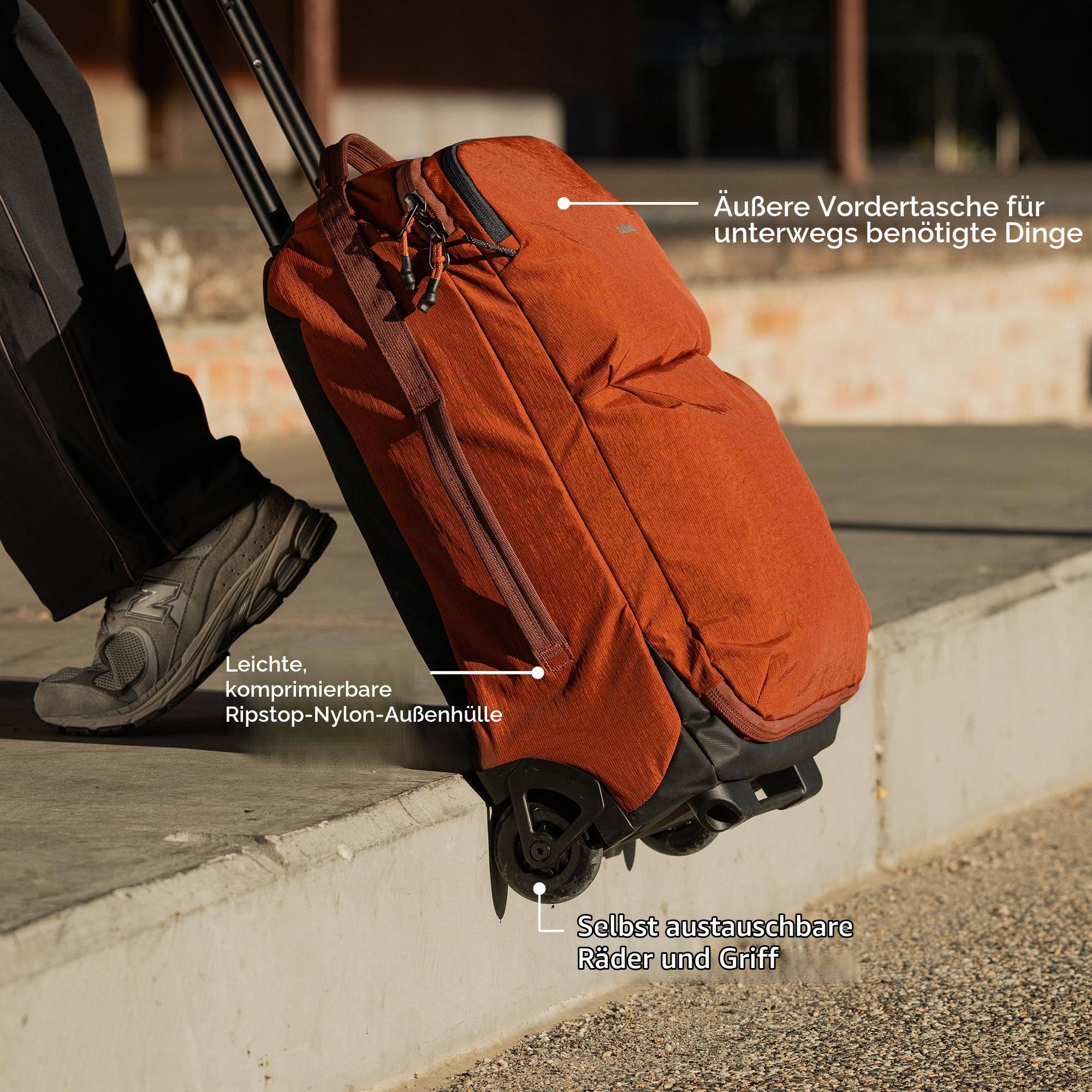 Bellroy Lite Carry-On 38L, Leichter Koffer - Black