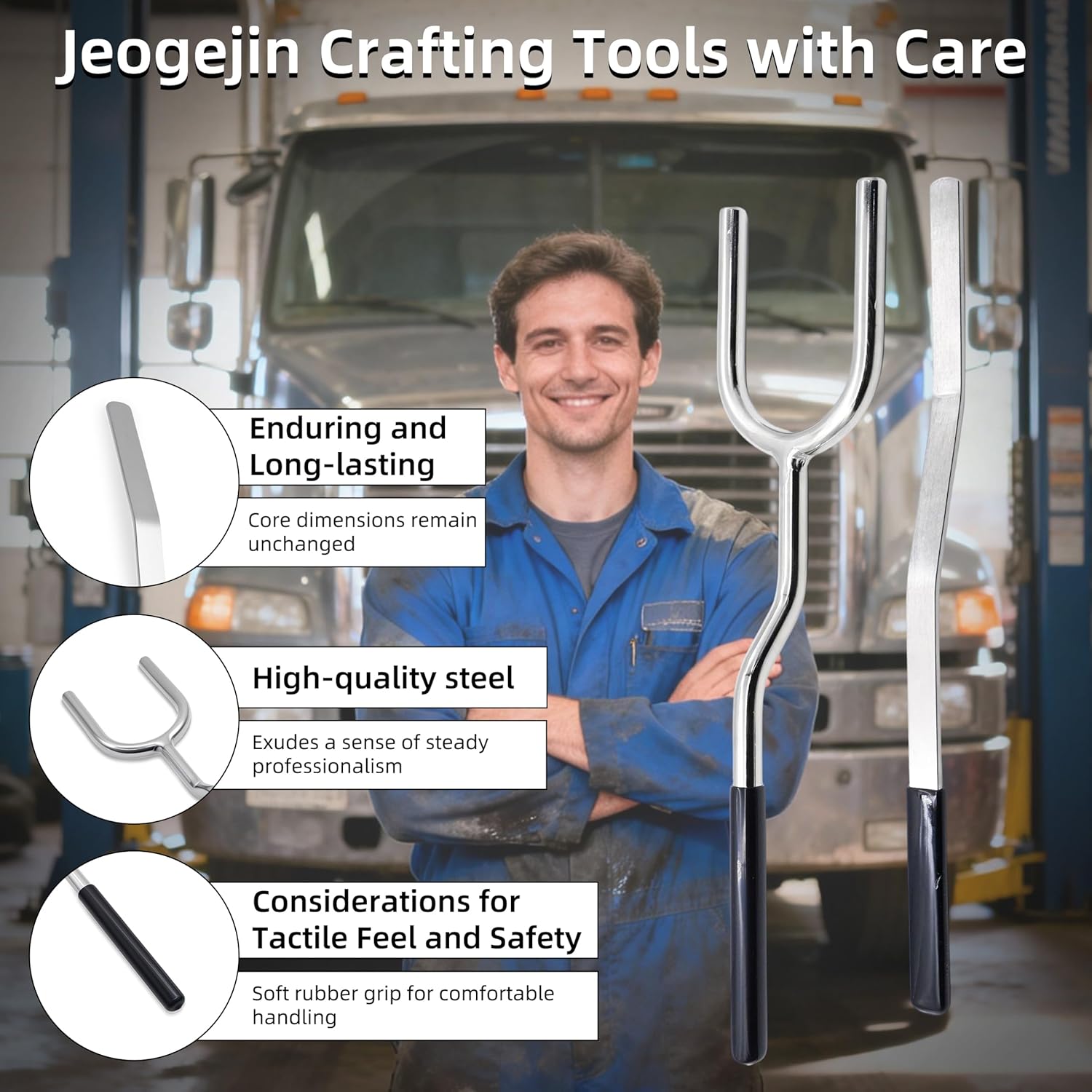 5035 Truck Clutch Adjustment Gauge Set,Semi-Truck Clutch Adjustment Tool for Heavy-Duty Pull-Type Clutches,Precise Measurement of Free Play