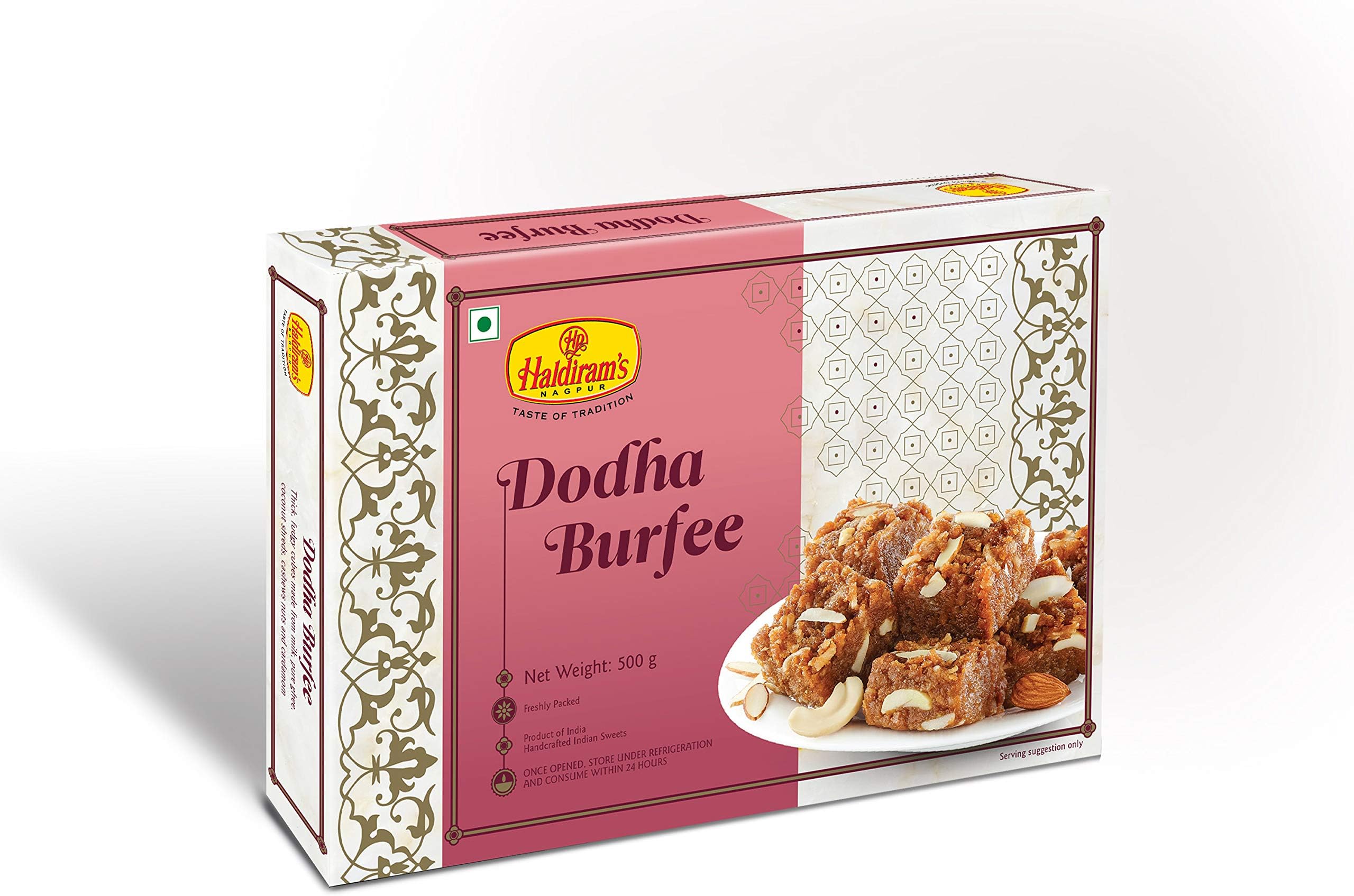 Haldiram's Nagpur Dodha Burfee, 500 Gram