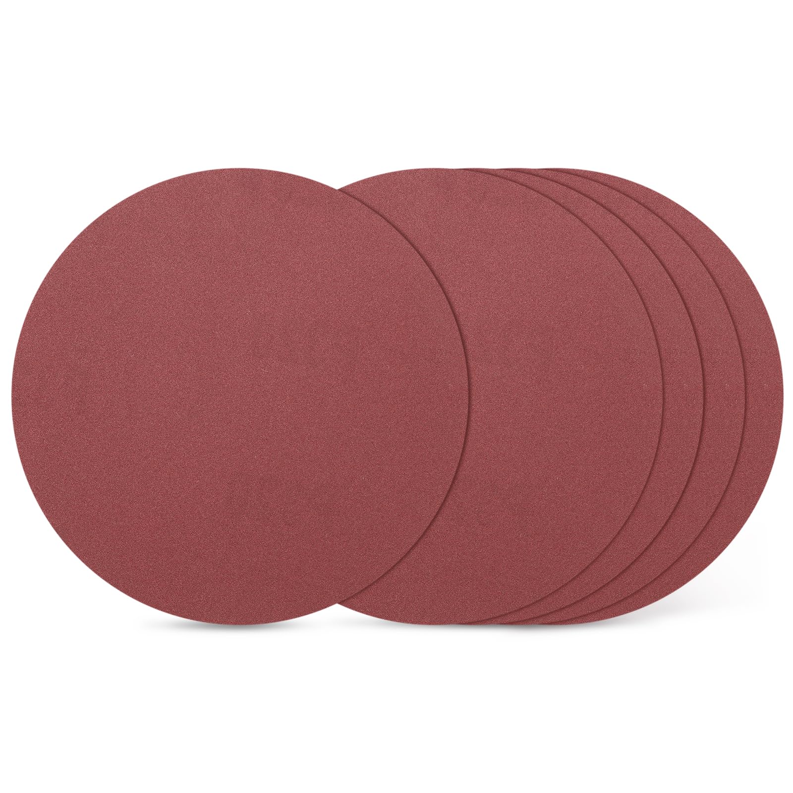 Kozelo 2 Pcs Sanding Discs 50 mm 600 Grit Hook and Loop Random Orbital Sandpapers Suitable for Drywall Sander Wood Metal Furniture, Red — image 1