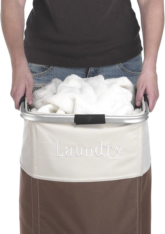 Whitmor Easy Care Laundry Hamper - Espresso
