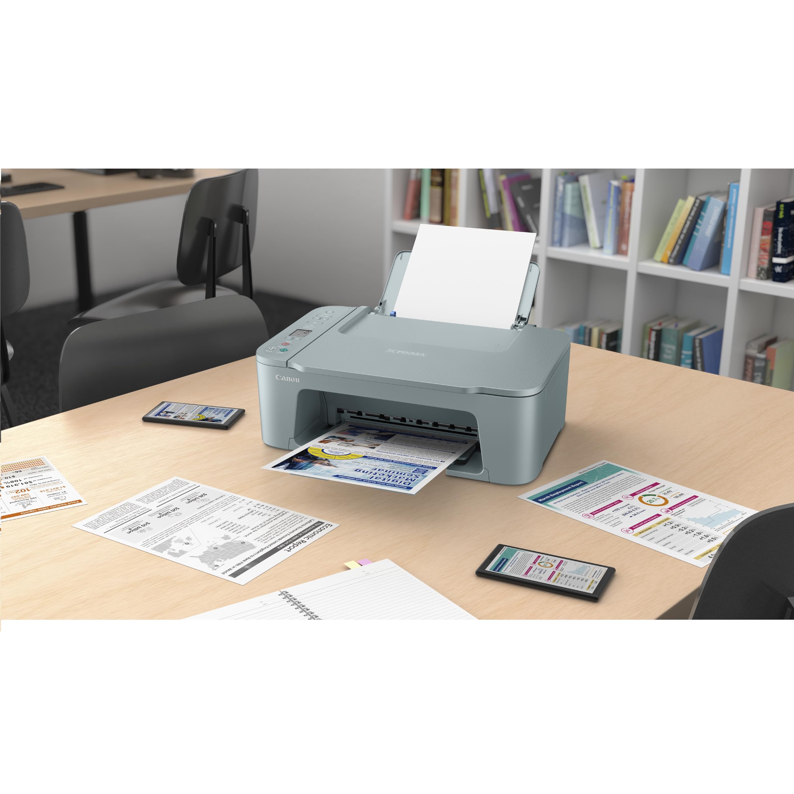 Canon PIXMA TS3752i Stampante Wireless Multifunzione Getto d'Inchiostro a Colori Stampa Scansione Copia Display LCD 1,5 Pollici WLAN 4800x1200dpi