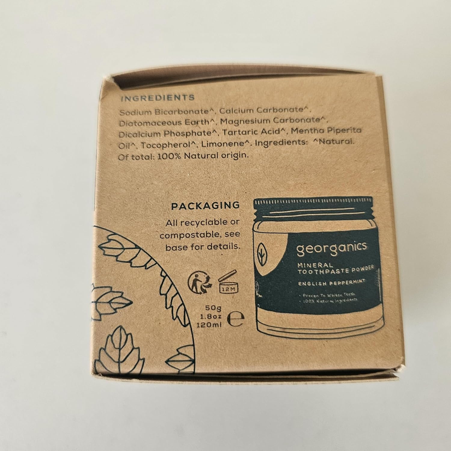 Georganics Mineral Toothpaste – Peppermnt - Non-Foaming Toothpaste image 3