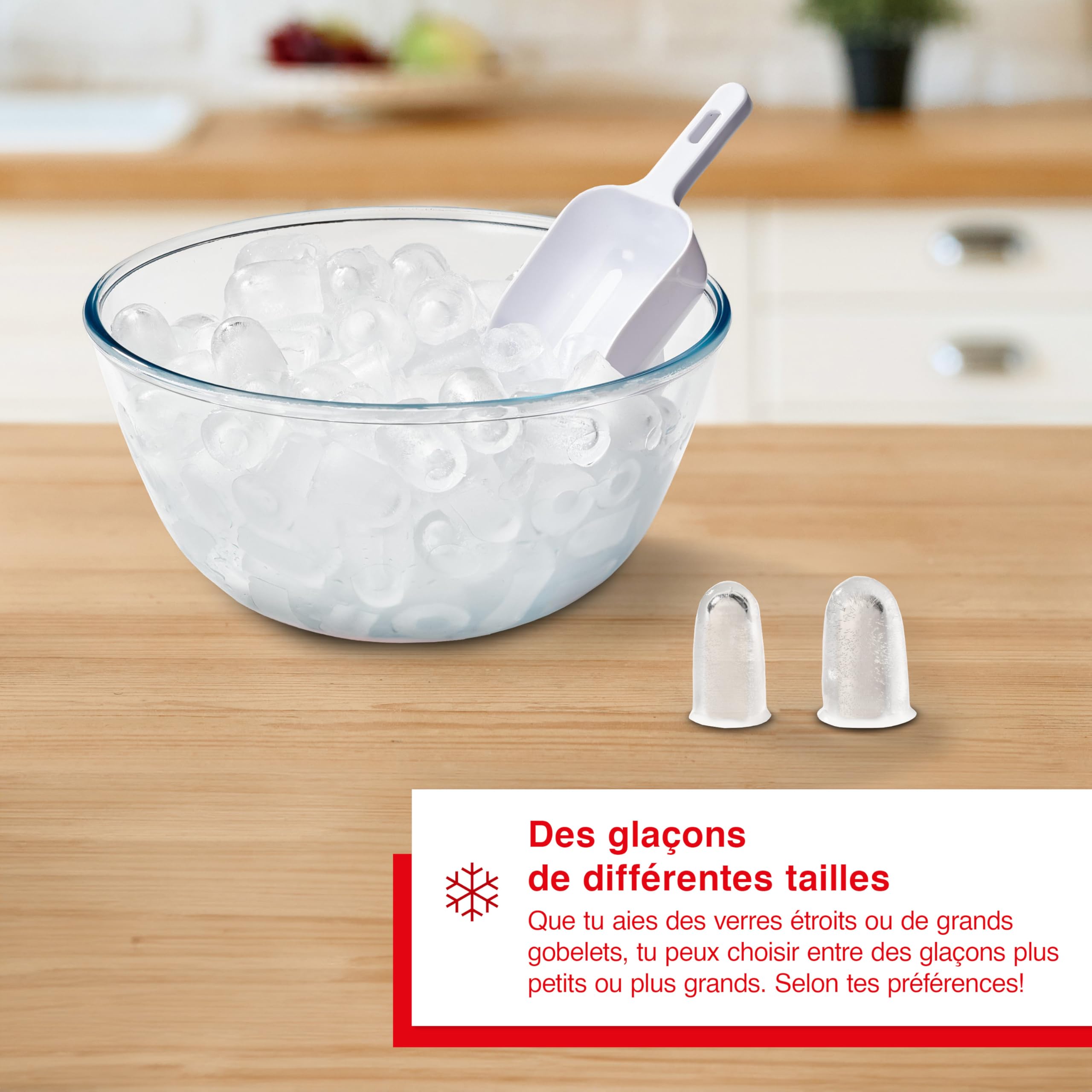 Solis Ice Cube Express Machine à Glaçons 8 Glaçons en 8 Minutes Ice Cube Maker avec Taille de Glaçons Réglable, Machine à Glaçons Autonettoyante pour Cuisine, Bureau, Fête et Bar, Blanc
