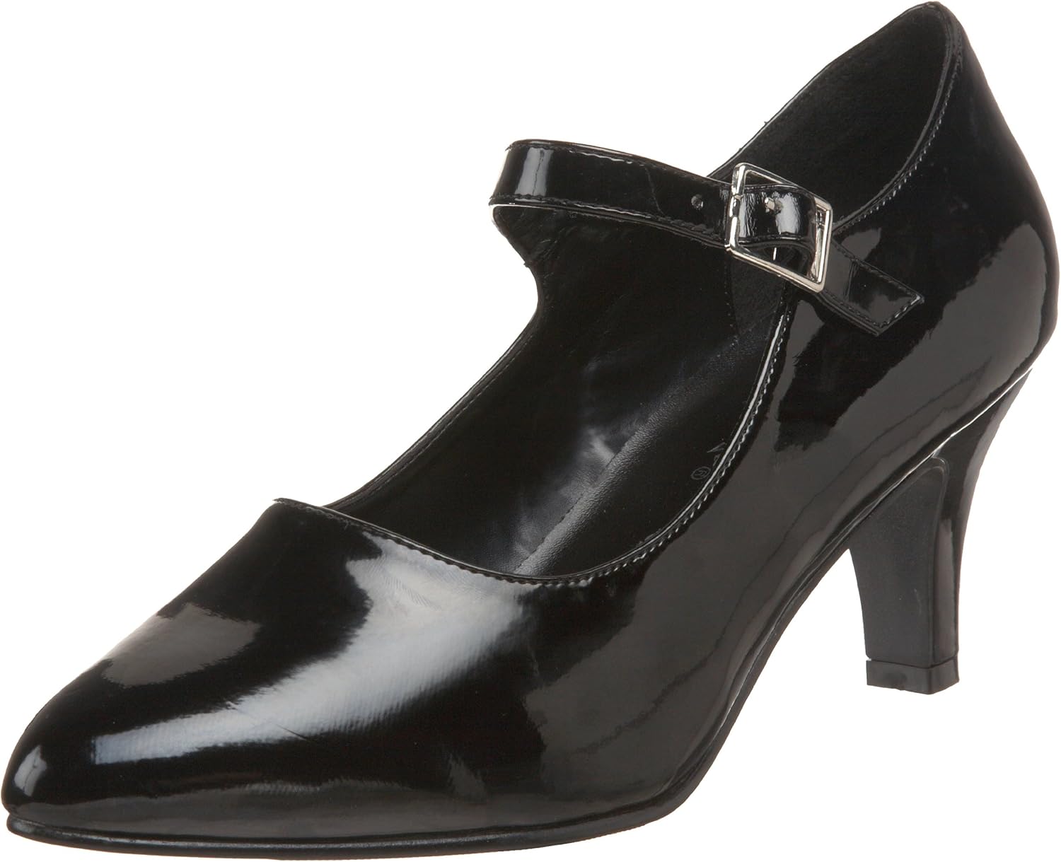 Pleaser Women's Divine-440 Mary Jane Pump,Black Patent,13 M US