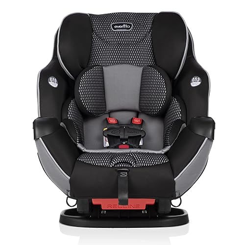 Evenflo Symphony - Asiento de coche convertible todo en uno con flujo libre Olympus Black
