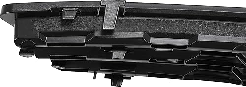 Miniatura 8 de KUAFU Parrilla delantera del radiador inferior compatible con Ford Mustang 2015-2017 Reemplazo para FR3Z-17K945-BA Plástico ABS negro