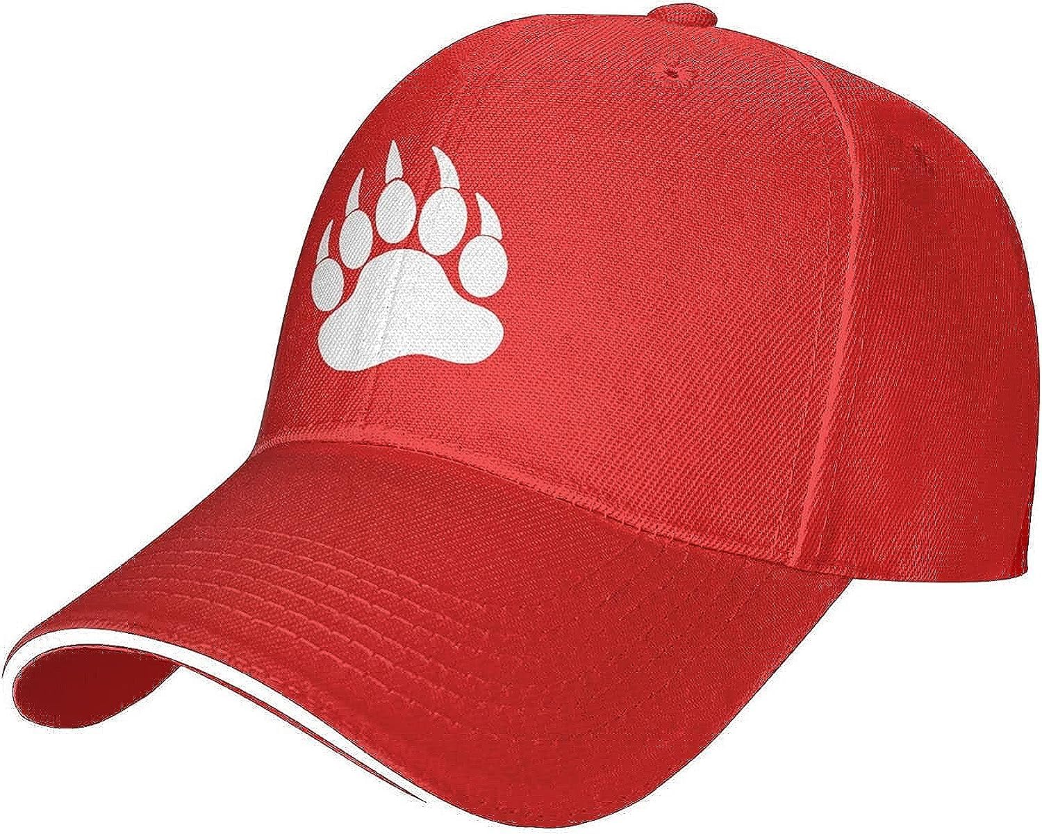fifbird Gay Bear Pride Paaw Baseball Cap Classic Adjustable Hat Red