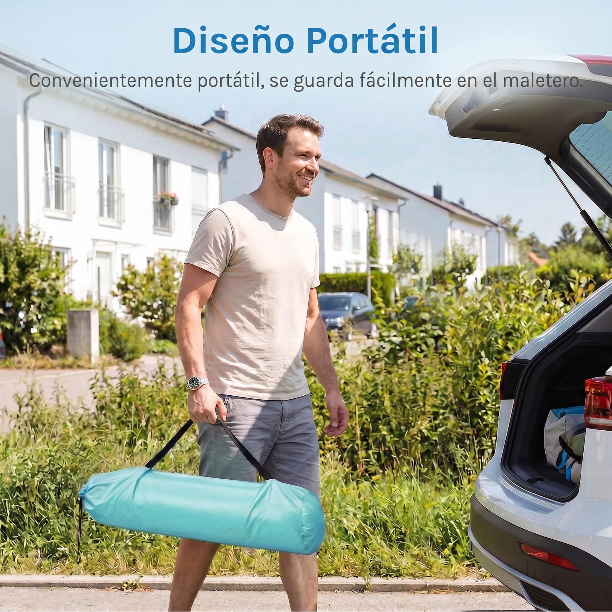 Wolfwise Tienda de Playa UPF 50+ para 3-4 Personas, Refugio Playa Portátil con Porche Extensible para Patio Trasero, Parque, Camping, Pesca, 215×115x125cm(85 x45x49 IN), Verde Menta