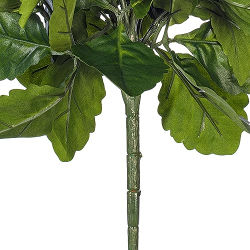 Miniatura 6 de Vickerman Arbusto Kanachoe artificial rojo de 15 pulgadas de largo  Decoración floral sintética de alta calidad para bodas o arreglos diarios