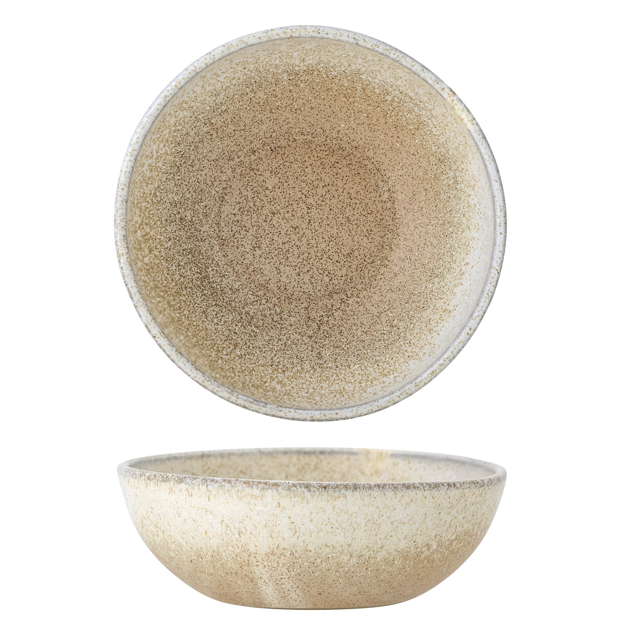 Bloomingville Paula Schale – Natur, Steingut, Durchmesser 16,5 cm, Höhe 5 cm