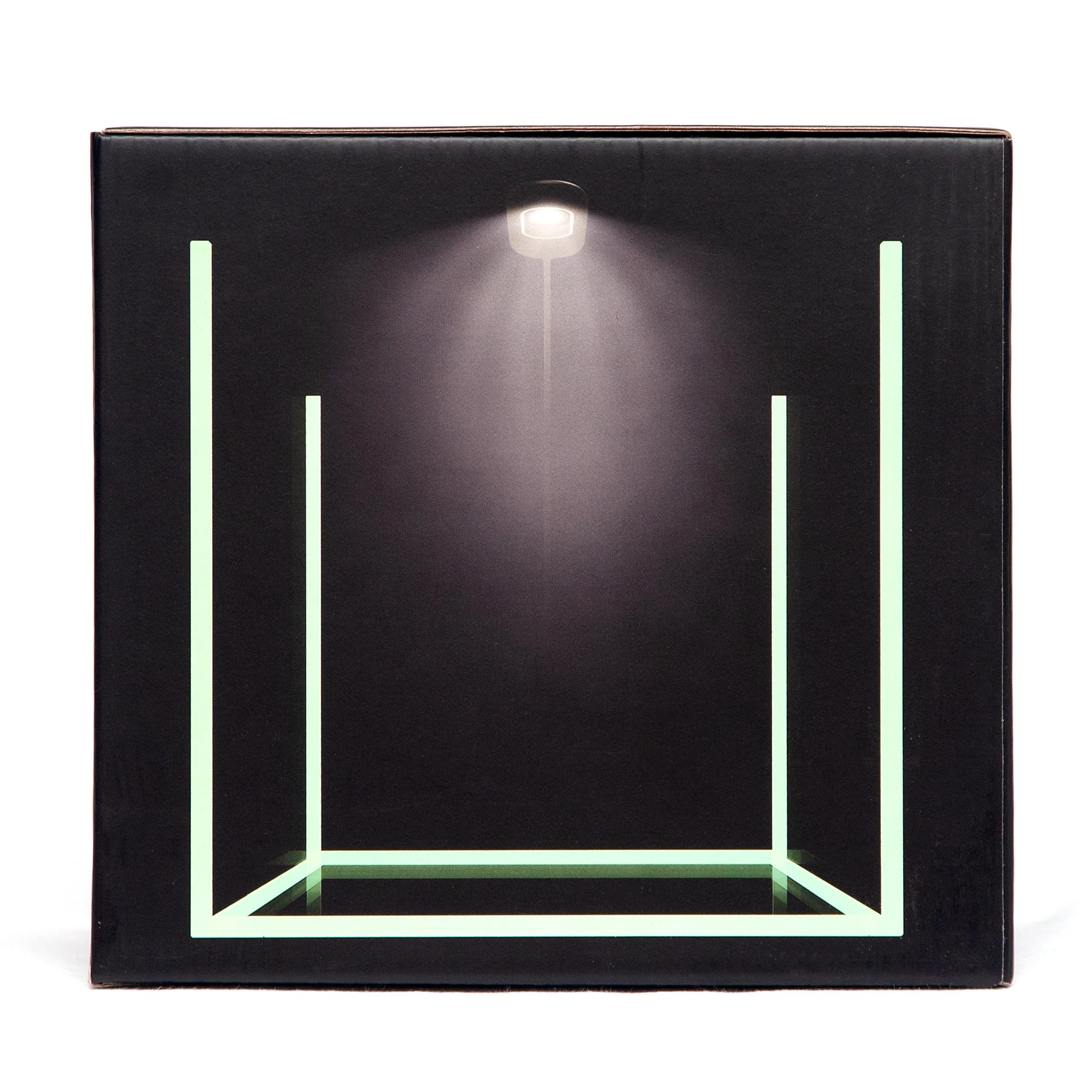 COLLAR AquaLighter LumiSet 5l - Nano-Aquarium mit Ultra-transparentem Glas mit leuchtenden Kanten - mit Abdeckscheibe, Unterlegmatte und LED-Beleuchtung
