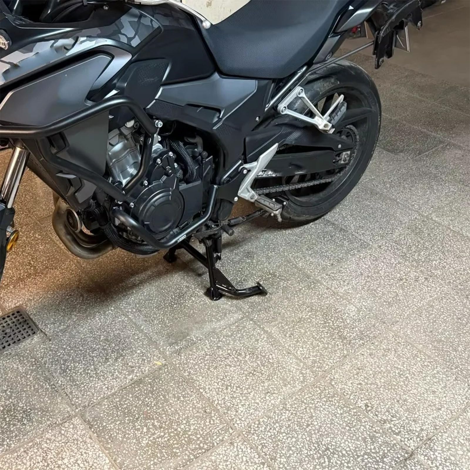 WOOGA Cavalletto centrale per moto supporto centrale per parcheggio centrale staffa di supporto per supporto stabile adatta per HO&N&DA CB500X 2019-2025 NX500 Accessori 2023-2026