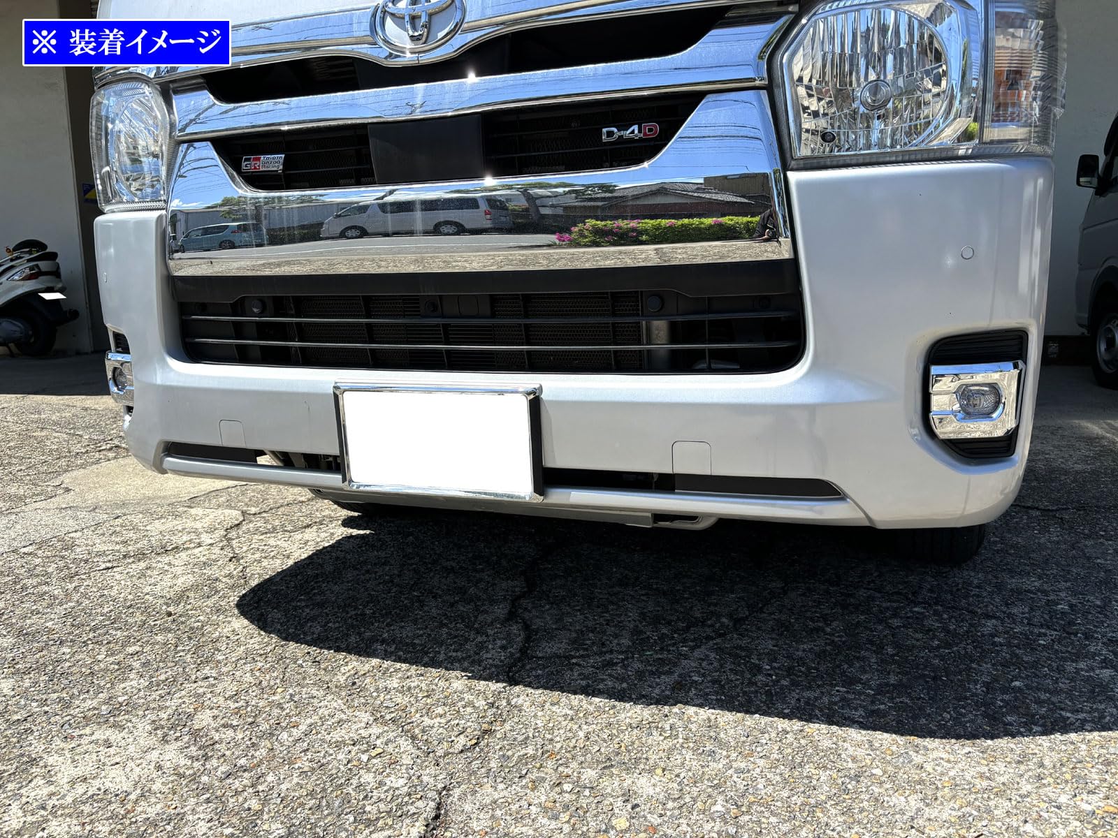 Amazon | BRIGHTZ ハイエース 200 メッキフォグライトカバー