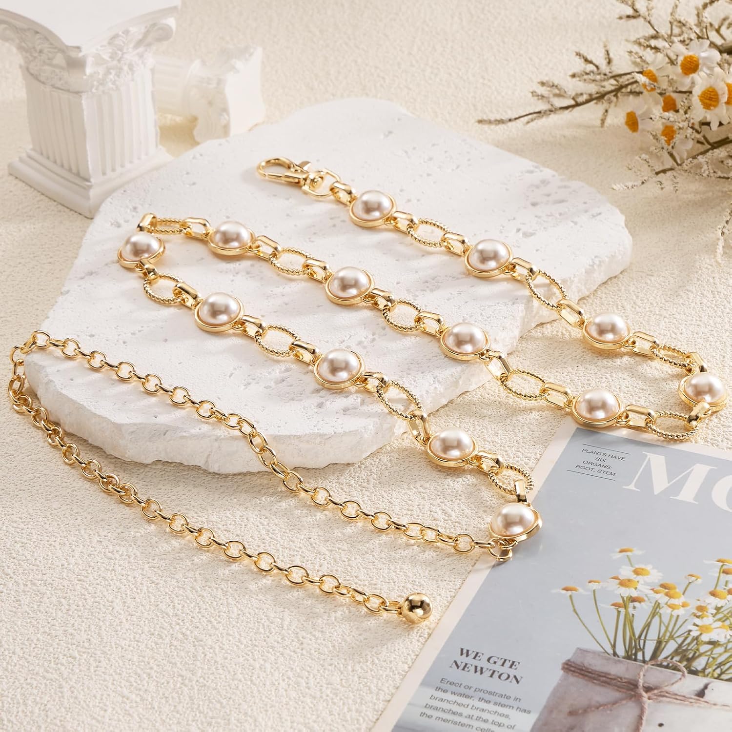 Fashion Waist Chain Belts for Women Ladies Adjustable Belly Body Belt Chains Jewelry Accessories for Dress