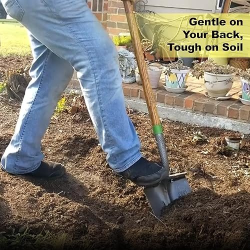 Miniatura 3 de Accesorio de pala antideslizante (juego de 2) verde, resistente y resistente, accesorios de herramientas de ahorro de espalda para excavar más