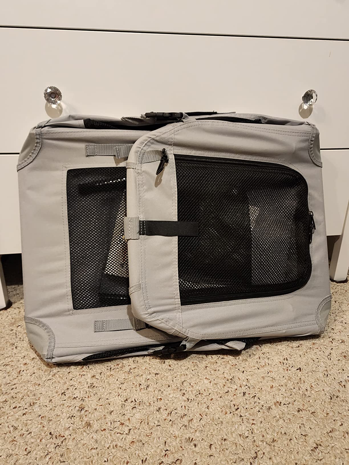 11/mo Finance Petseek Extra Large Cat Carrier Soft Sided Folding