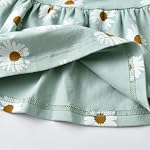 Toddler Infant Baby Girl Clothes Set Flower Daisy Pullover Shirt Long Sleeve Top Pants Headband 3Pcs Outfits