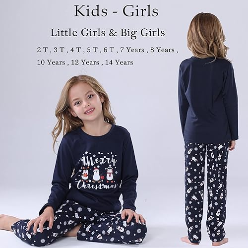 Miniatura 6 de Vozanet Famliy - Conjunto de pijama a juego con patrones de Papá Noel, pijamas de Navidad para hombres, mujeres y niños, ropa de Navidad