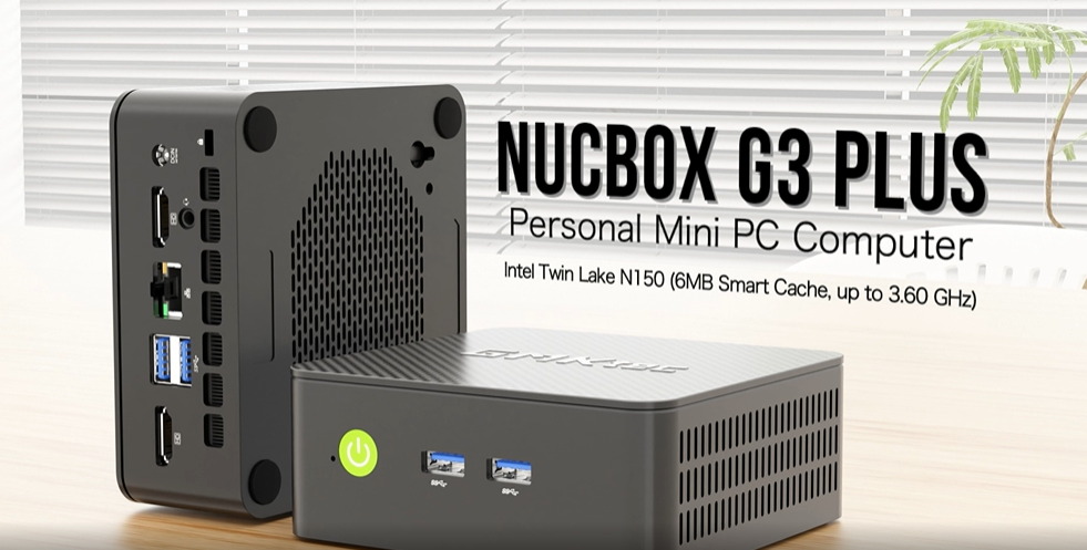 ミニPC GMKtec Nucbox G3 Plus N150 8GB+256GB NucBox G3 Plus--Enhanced Performance Mini PC With Intel N150