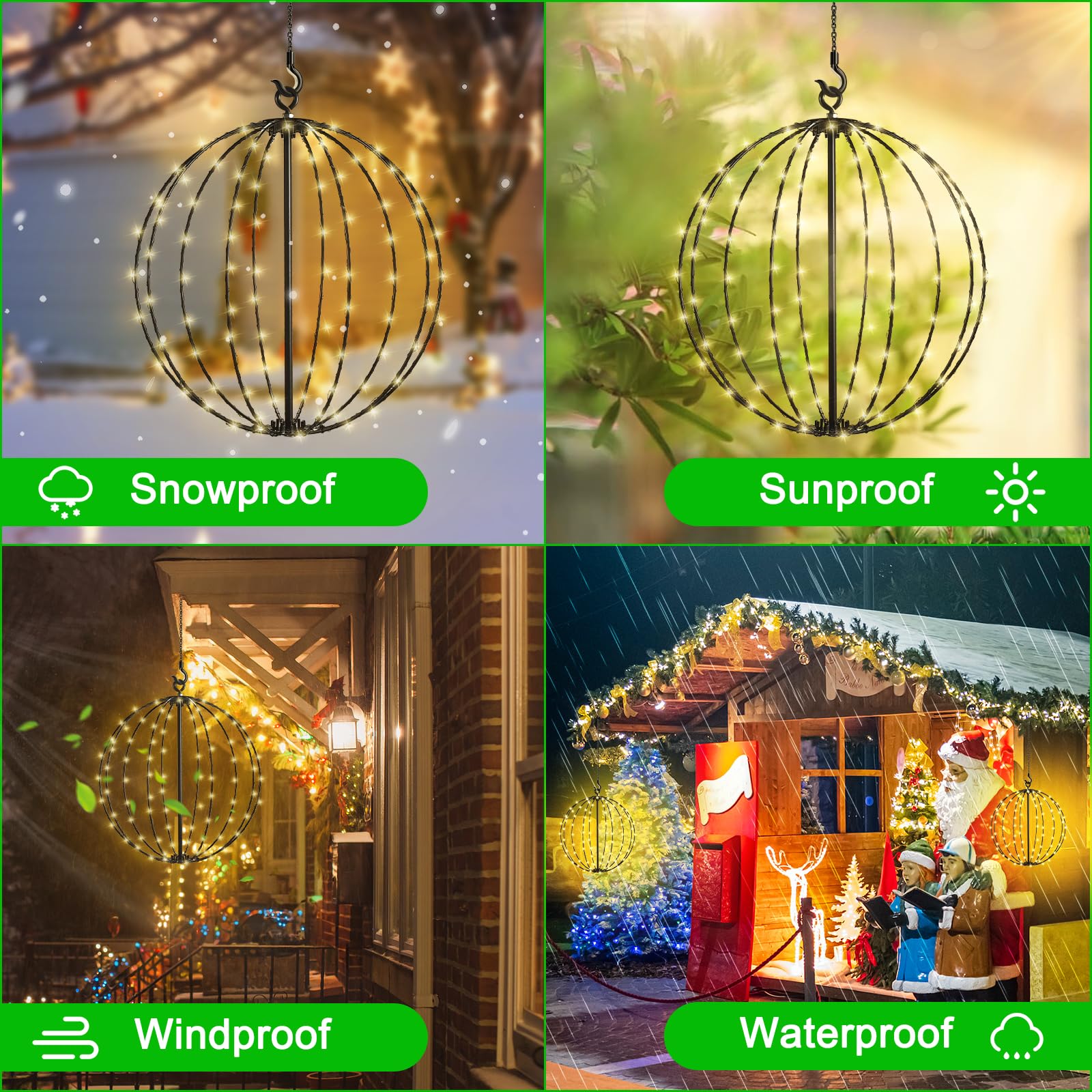 Lanterna Solare da Esterno, Metallo Luci Solari da Giardino 8 Modalità 120 LED Lampada Solare da Giardino Luci Solari Sospese Impermeabili con Telecomando per Matrimoni Natale Feste Patio Terrazza
