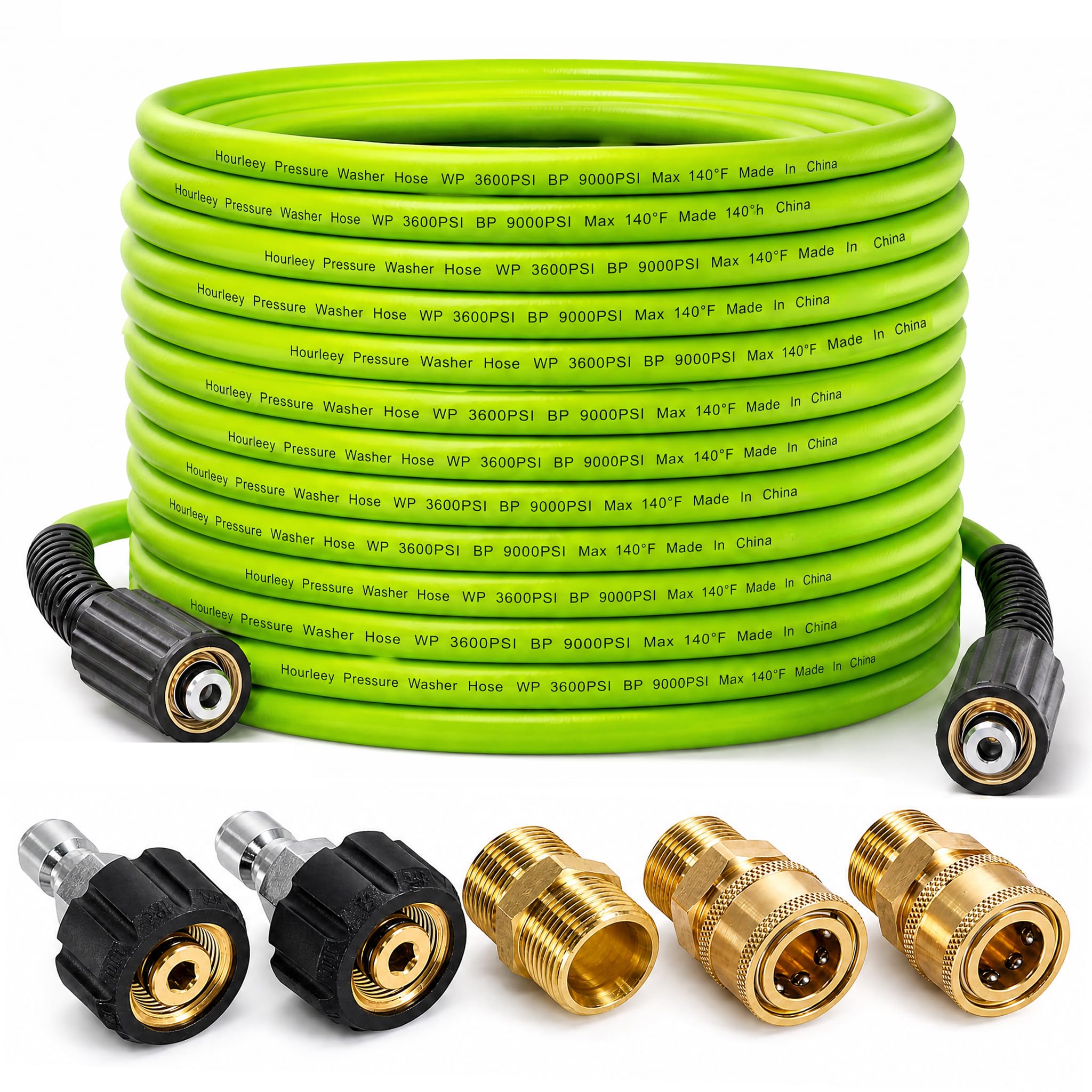 Hourleey Pressure Washer Hose 50 FT