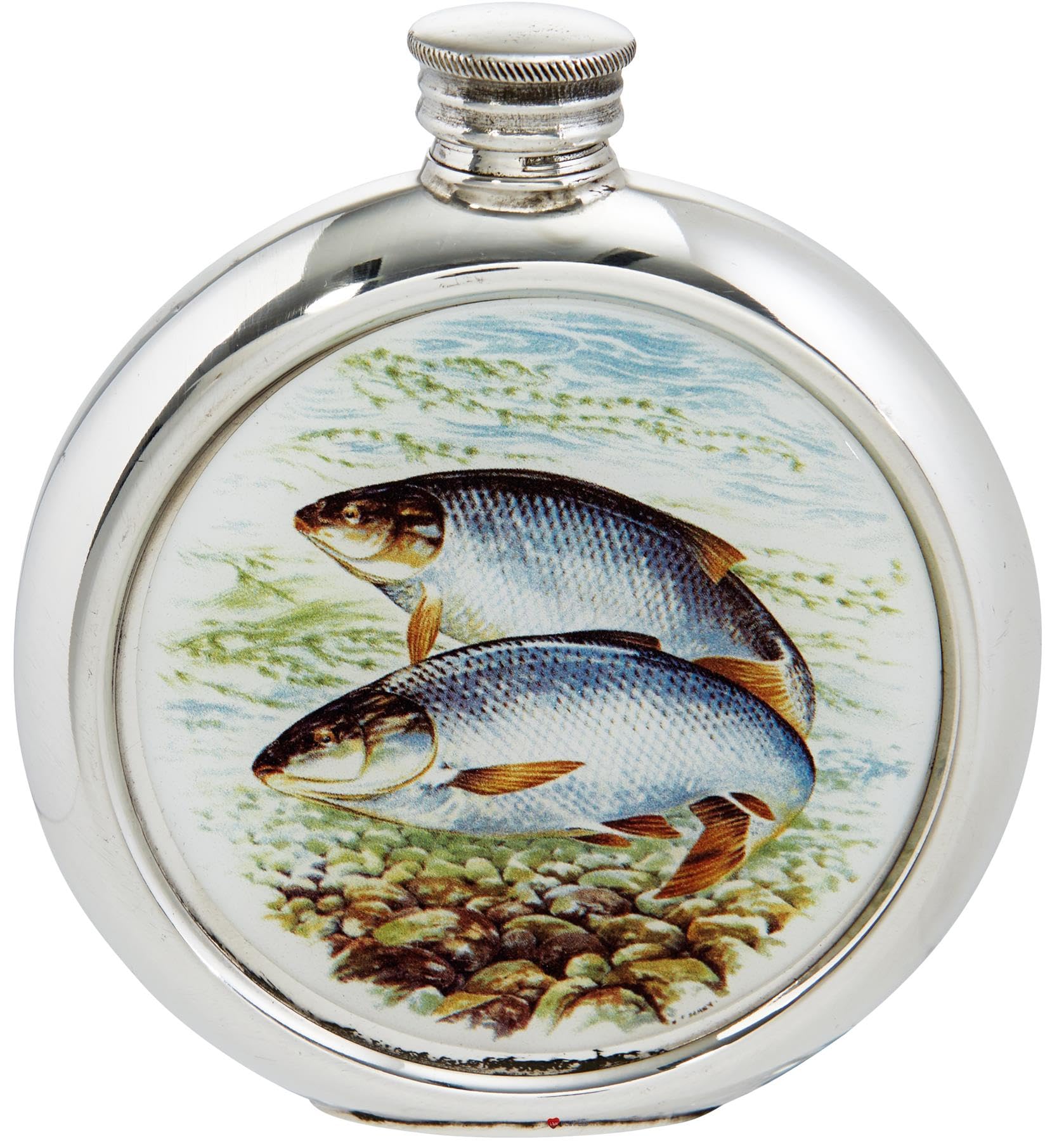 Flasque de poche 6 oz pour la pêche et les sorties nature en étain