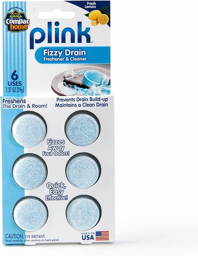 Compac Plink Sink Drain Cleaner and Deodorizer, Air Fresheners for