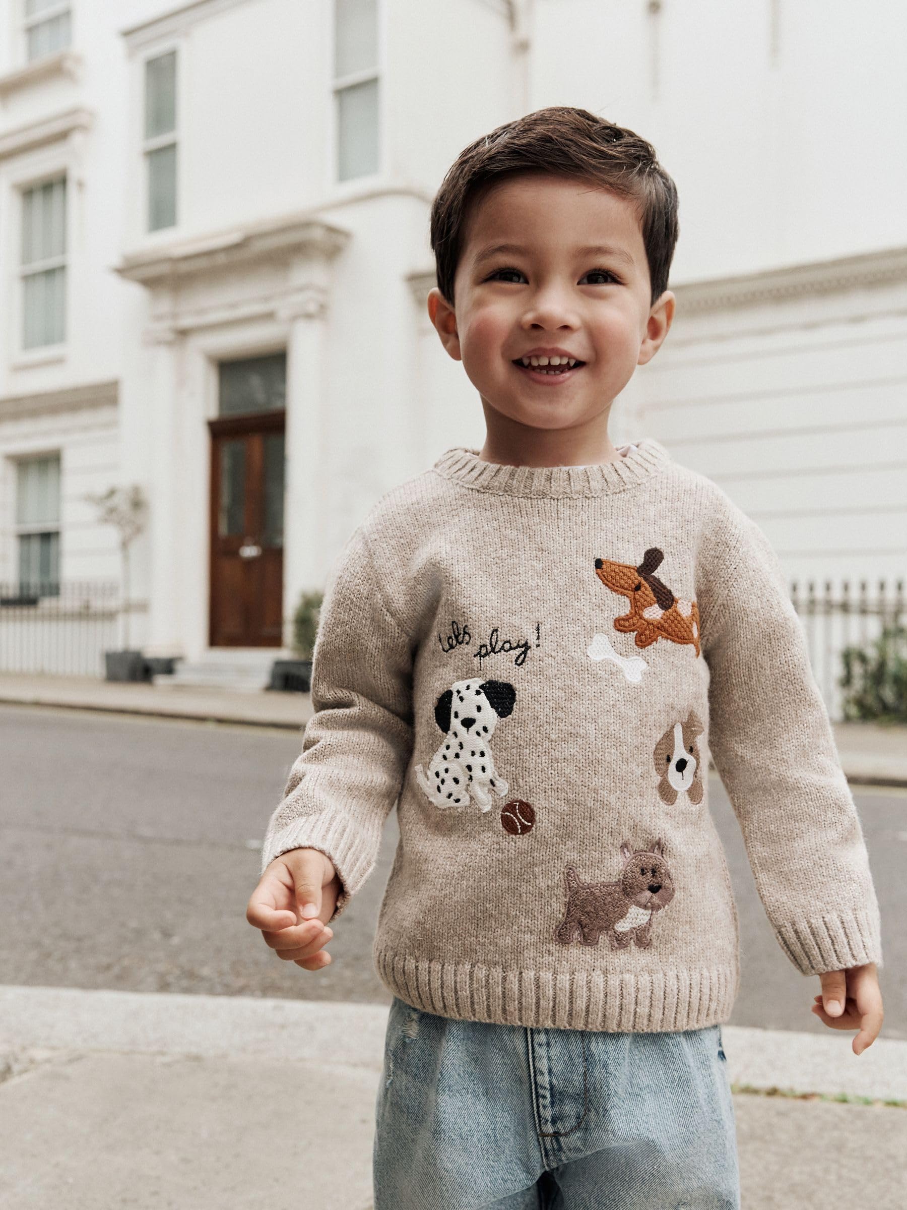 NEXT Jungen Gestrickter Rundhalspullover 62-122