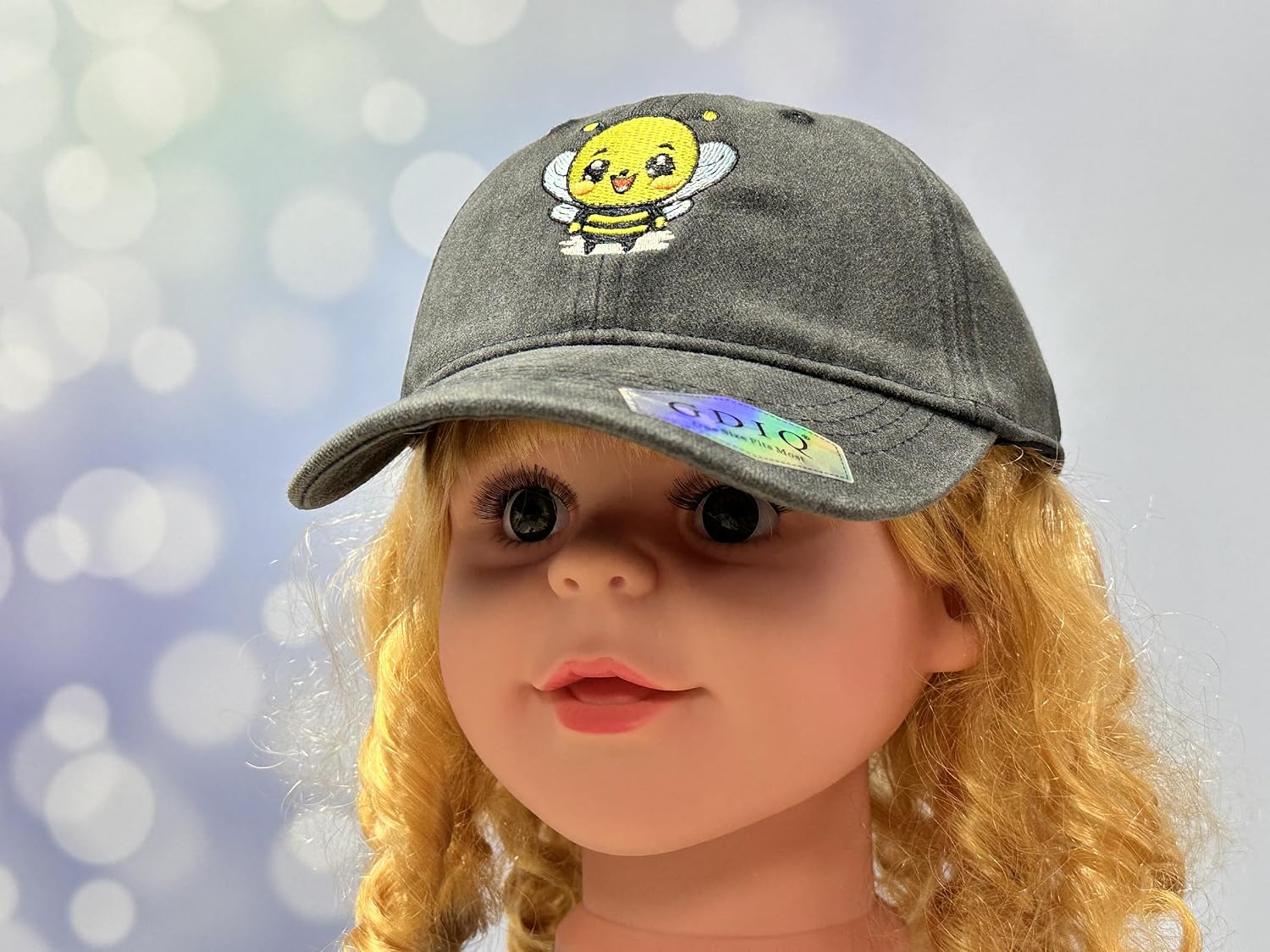 Adjustable Embroidery Animal Baseball Hat for Kid Toddler Child image 5