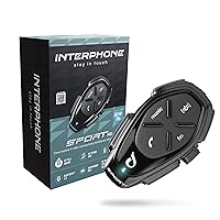 INTERPHONE SPORT HD Singolo, Interfono moto di gruppo per 4 motociclisti fino a 1km di distanza