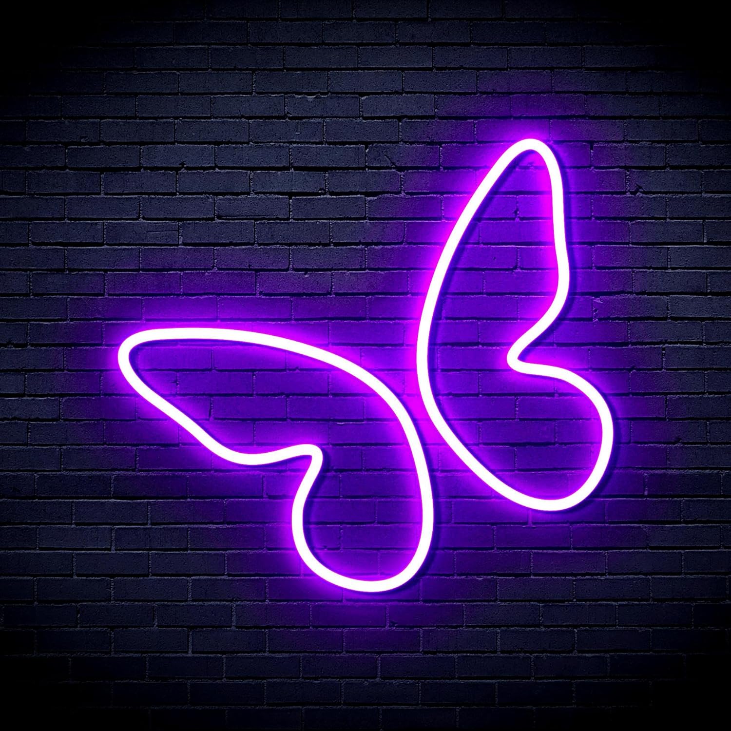 ADVPRO Butterfly Girl Room Flex Silicone LED Neon Sign - Purple - st16s33-fnu0020-p
