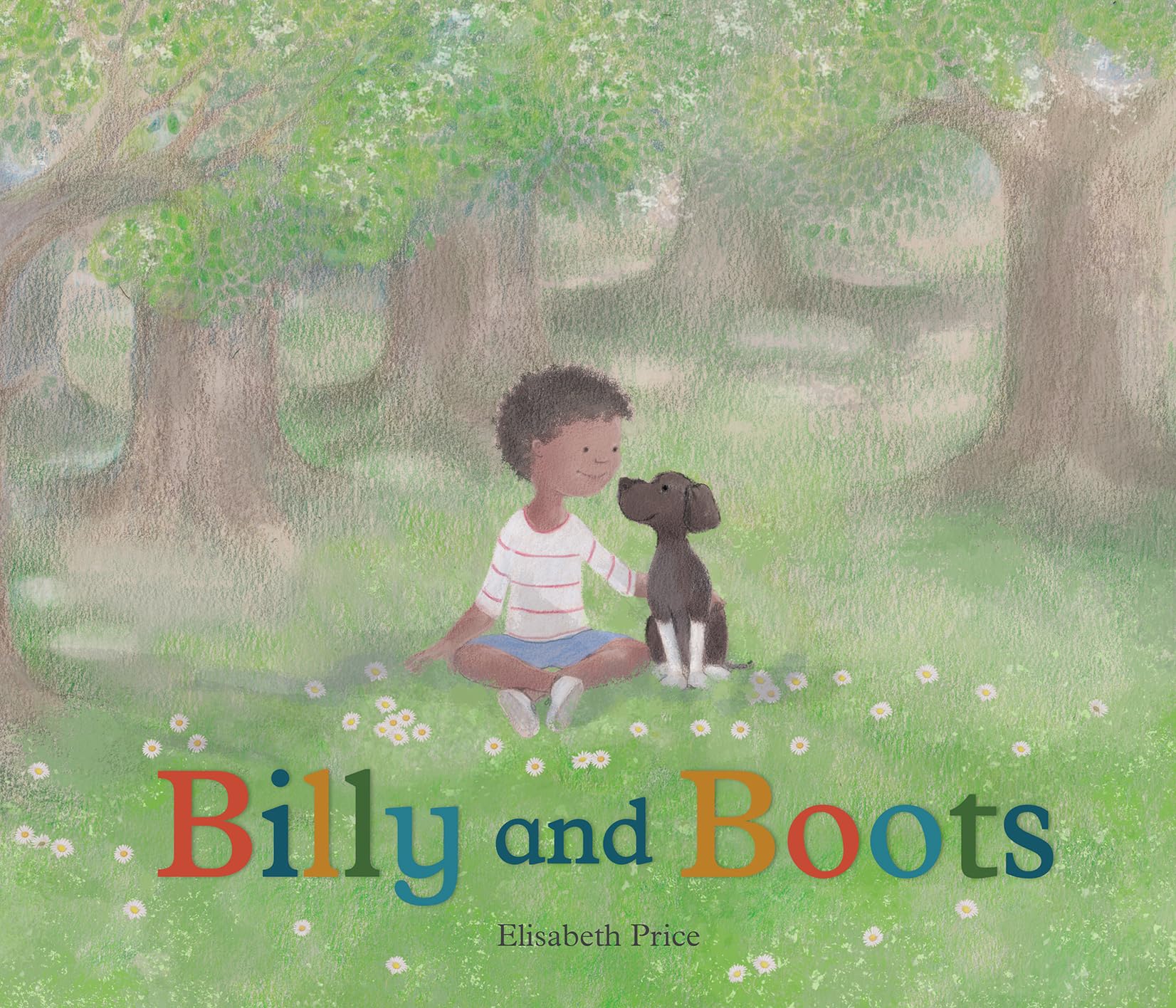 Billy and Boots - a beautifully illustrated children's picture book that gently explores the loss of a pet dog