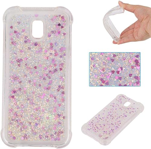 pinlu Custodia per Samsung Galaxy 2017 Euro Version J530 Morbida Silicone TPU Liquido Quicksand Case Cover con Floating Glitter Sabbie Mobili Bumper Back Caso Rosa pinlu Custodia per Samsung Galaxy 2017 Euro Version J530 Morbida Silicone TPU Liquido Quicksand Case Cover con Floating Glitter Sabbie Mobili Bumper Back Caso Rosa