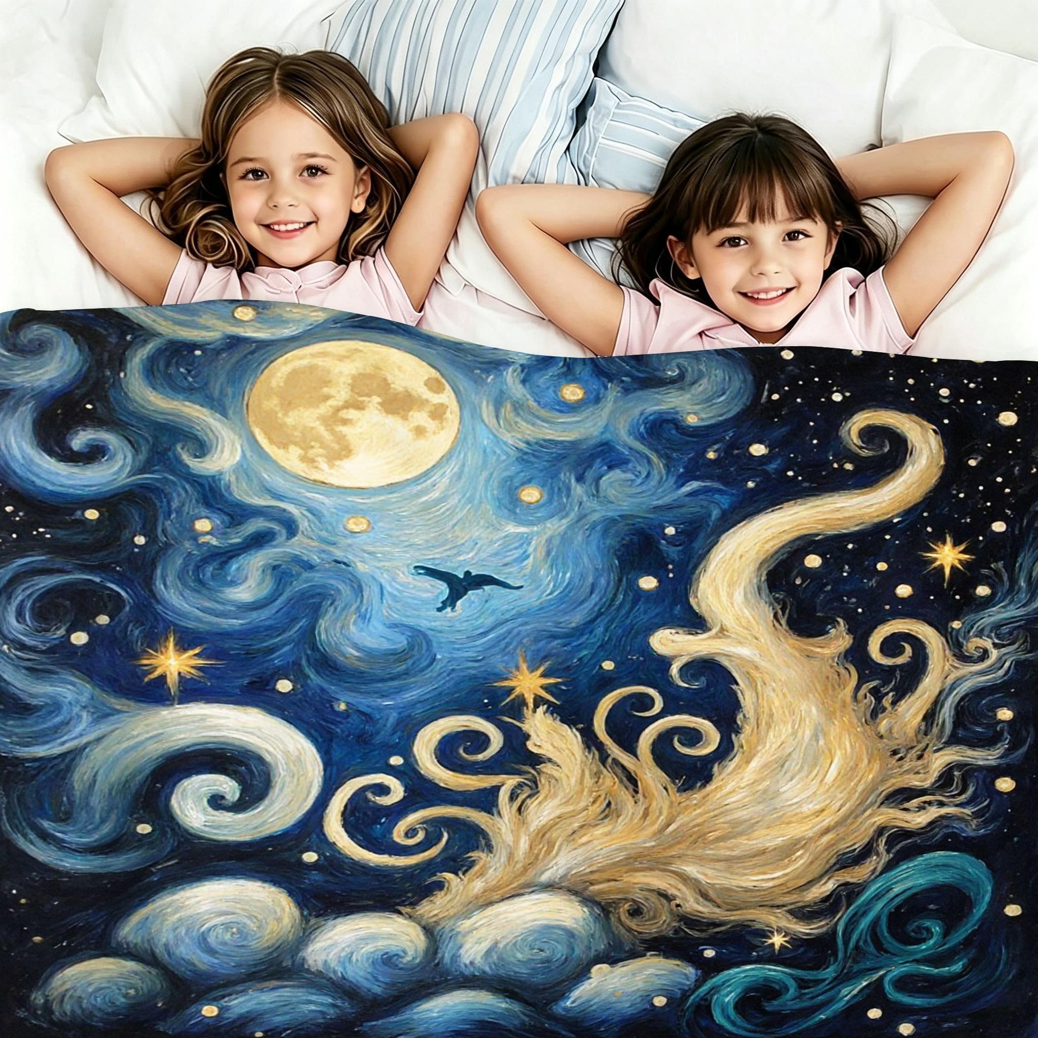 Grande Coperta Pile 220x240 cm Campanella per Copriletto-A390