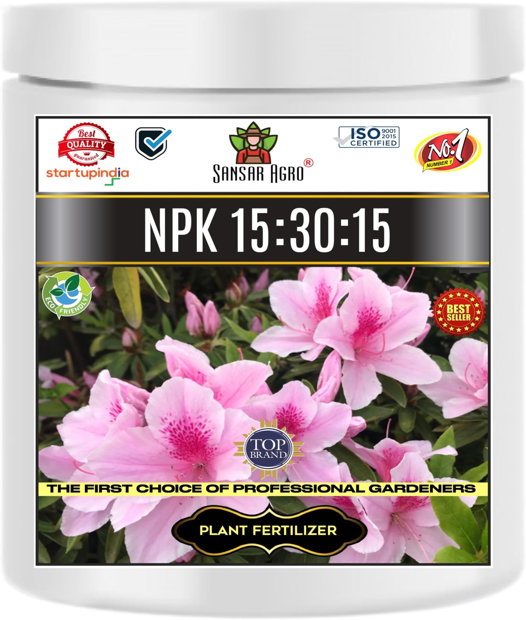 Sansar Agro® Organic NPK 15:30:15 Fertilizer for Plants (200 gm)