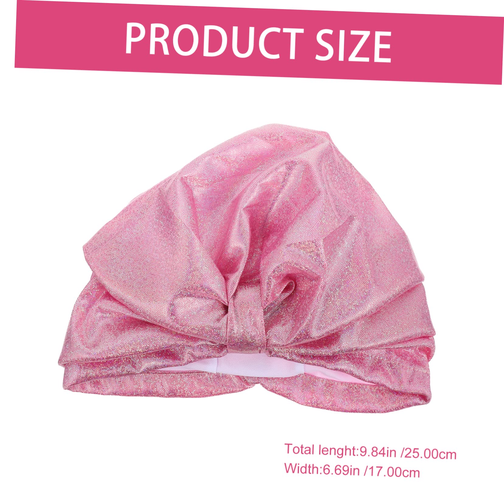Toddmomy 5pièces Bonnet De Natation Élastique pour Femmes Élégant Et Adapté Aux Cheveux Longs pour Baignade Et