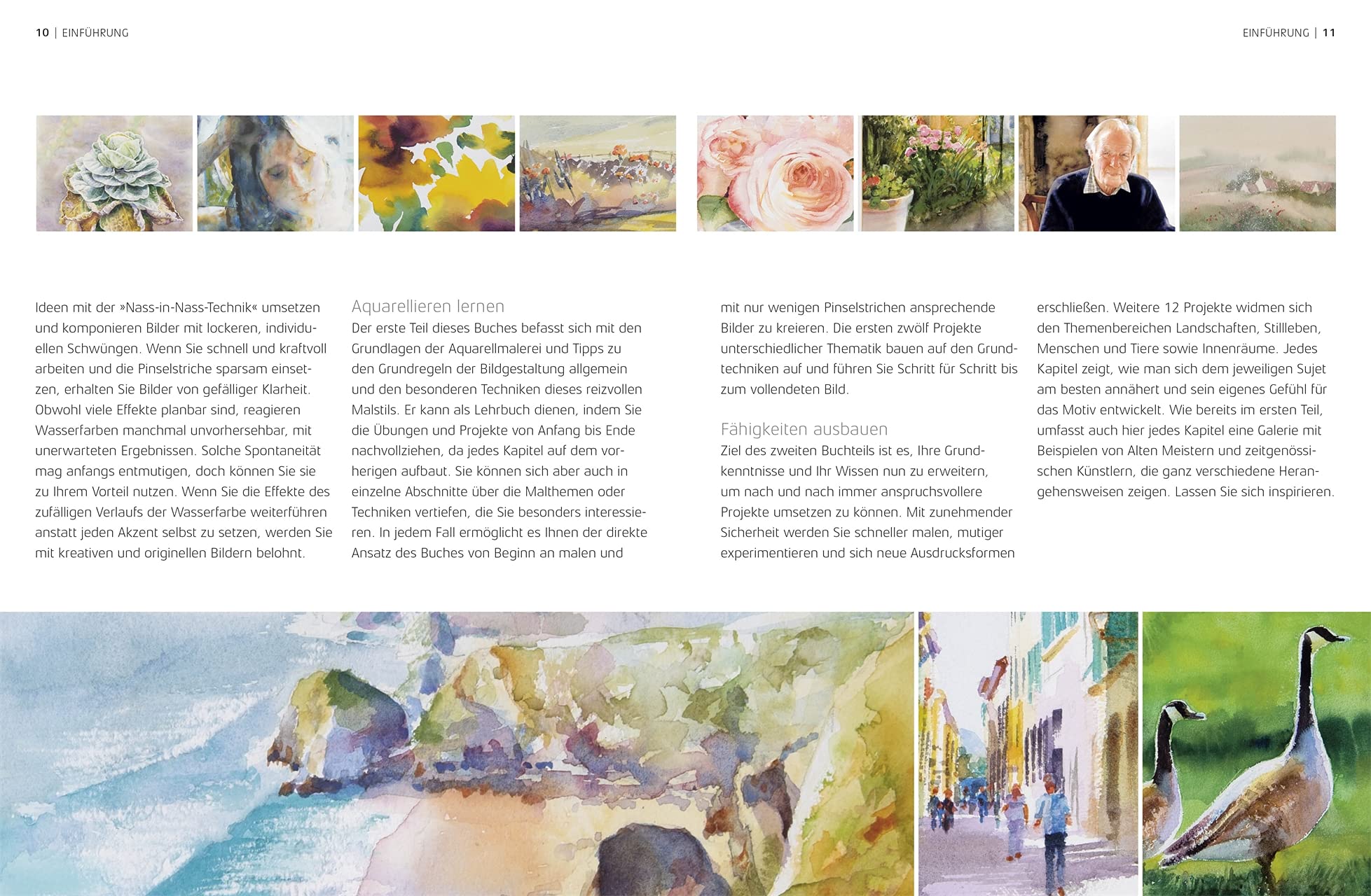 Aquarellmalen – ein Workshop: Ganz einfach Aquarellmalen lernen für Anfänger und Fortgeschrittene