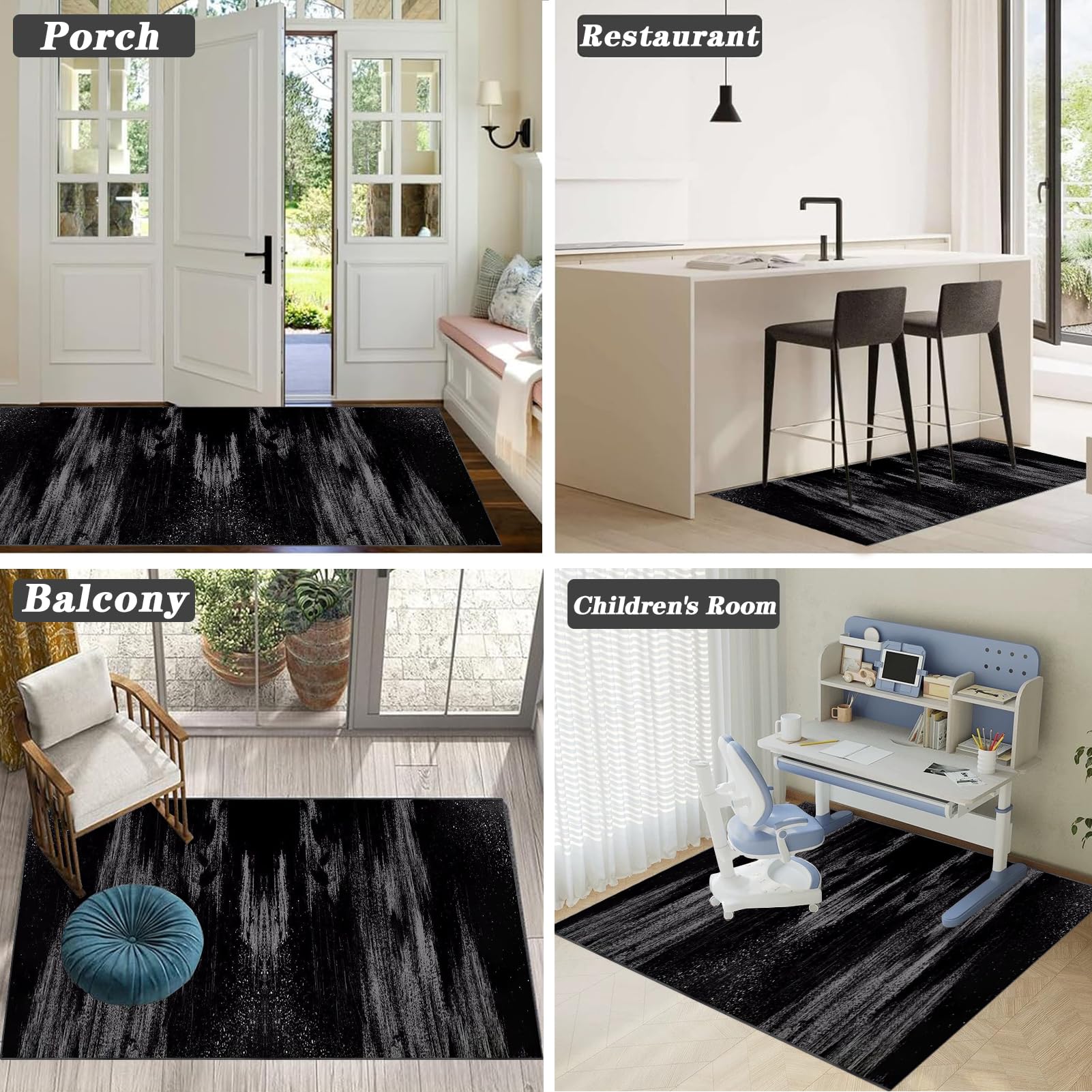 Tappeto Passatoia Tappeto da Cucina Lungo 50 x 300 cm Tappeto Runner Corridoio Lavabile Antiscivolo Tappeti Runner Largo Tappeto Passatoia per Cucina Salotto Camera da Letto Casa Ingresso Interno