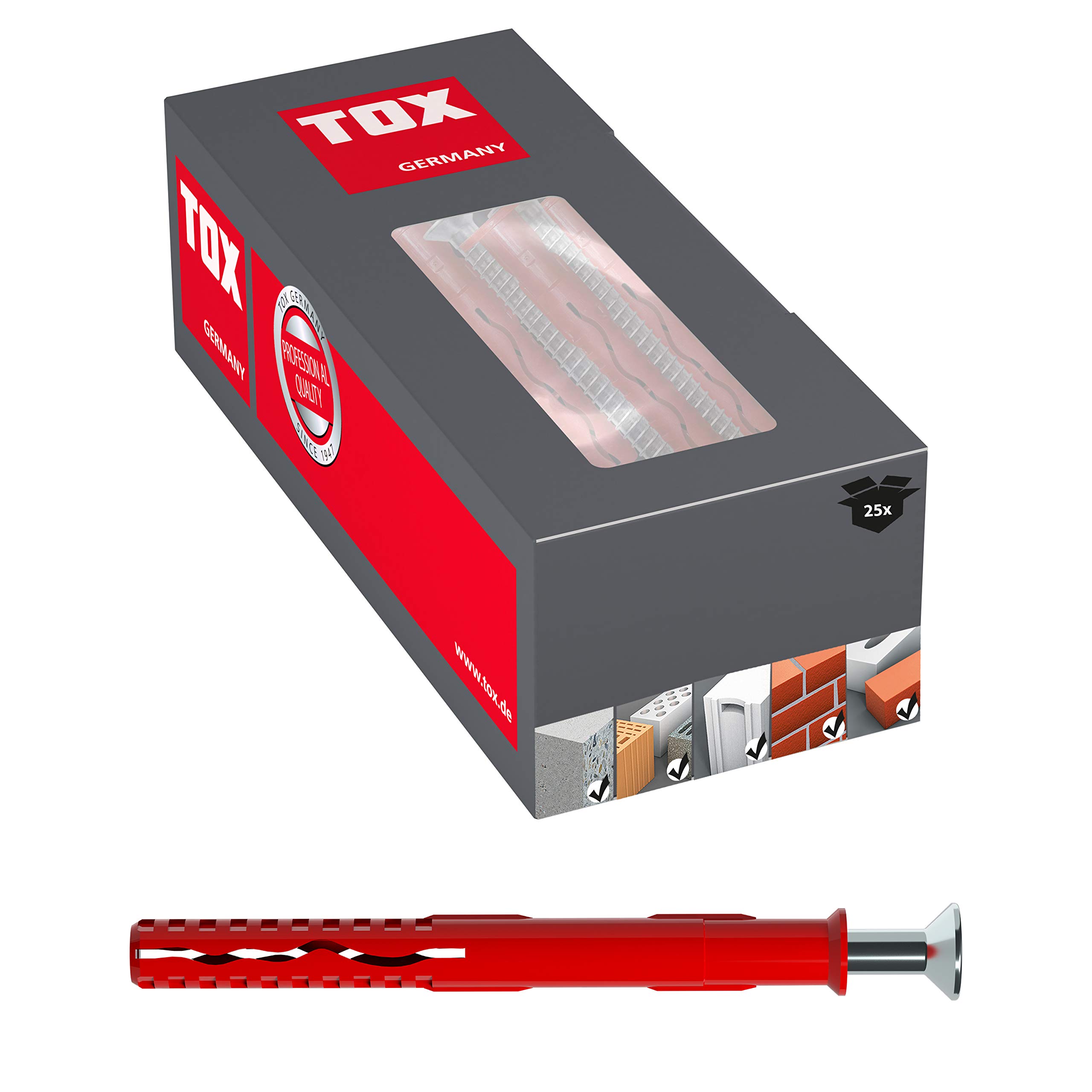 TOX 062101471 Fassad SK, Rosso, 10x220 mm