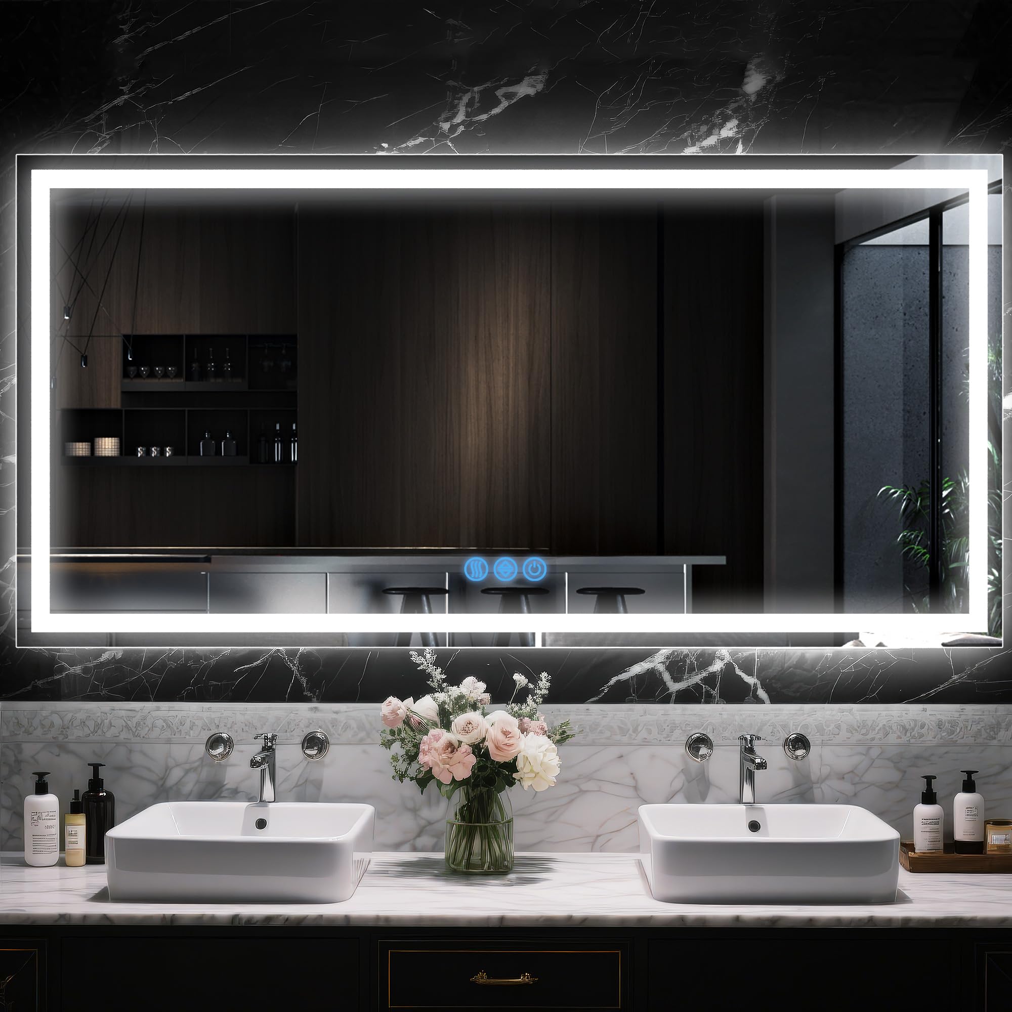 Antok 72x36 LED Bathroom Mirror