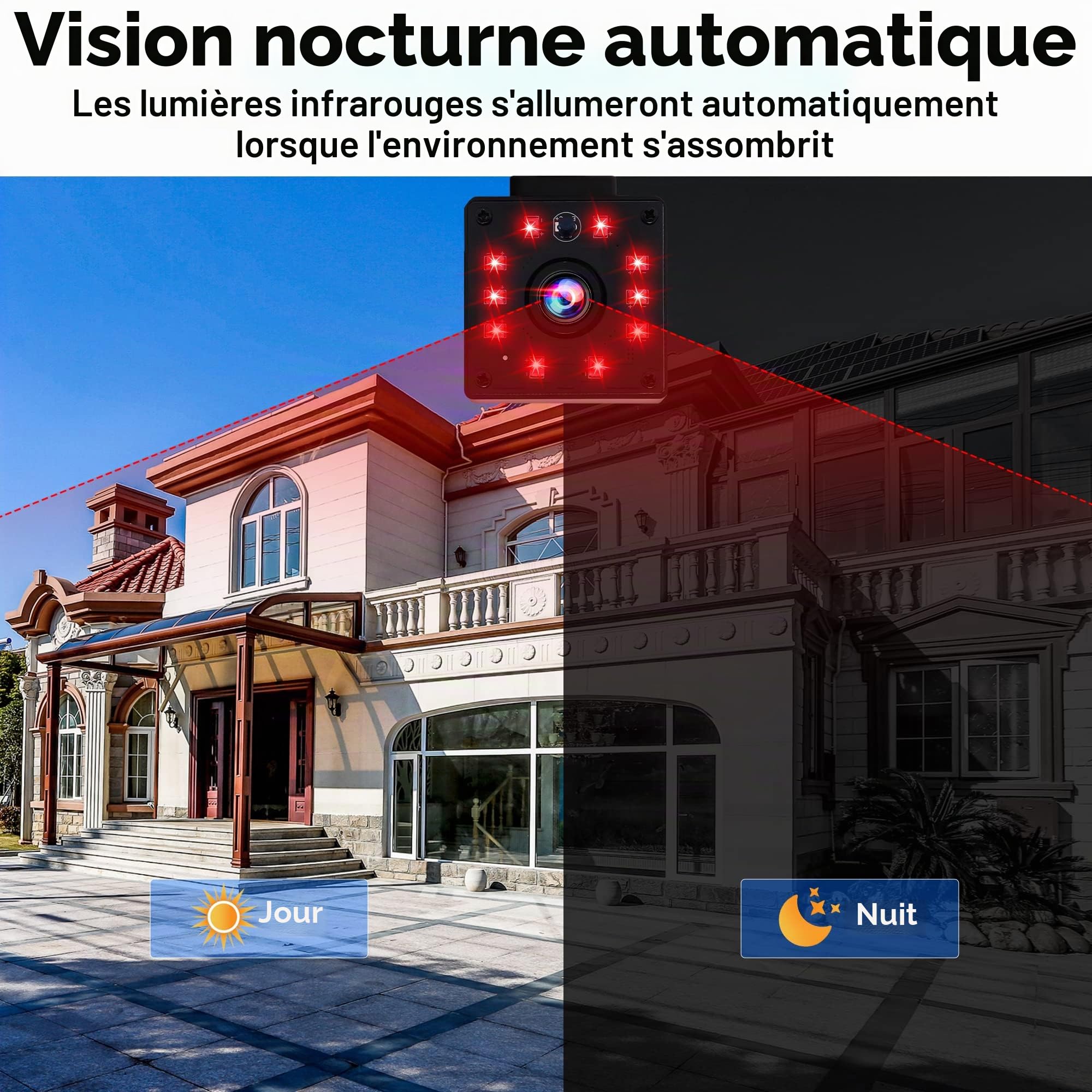 ELP KL36IR 1080P Webcam Full HD Vision Nocturne Infrarot PC Caméra 720P/60FPS Plug and Play Appareil Photo Video Web Cam USB avec IR Cut
